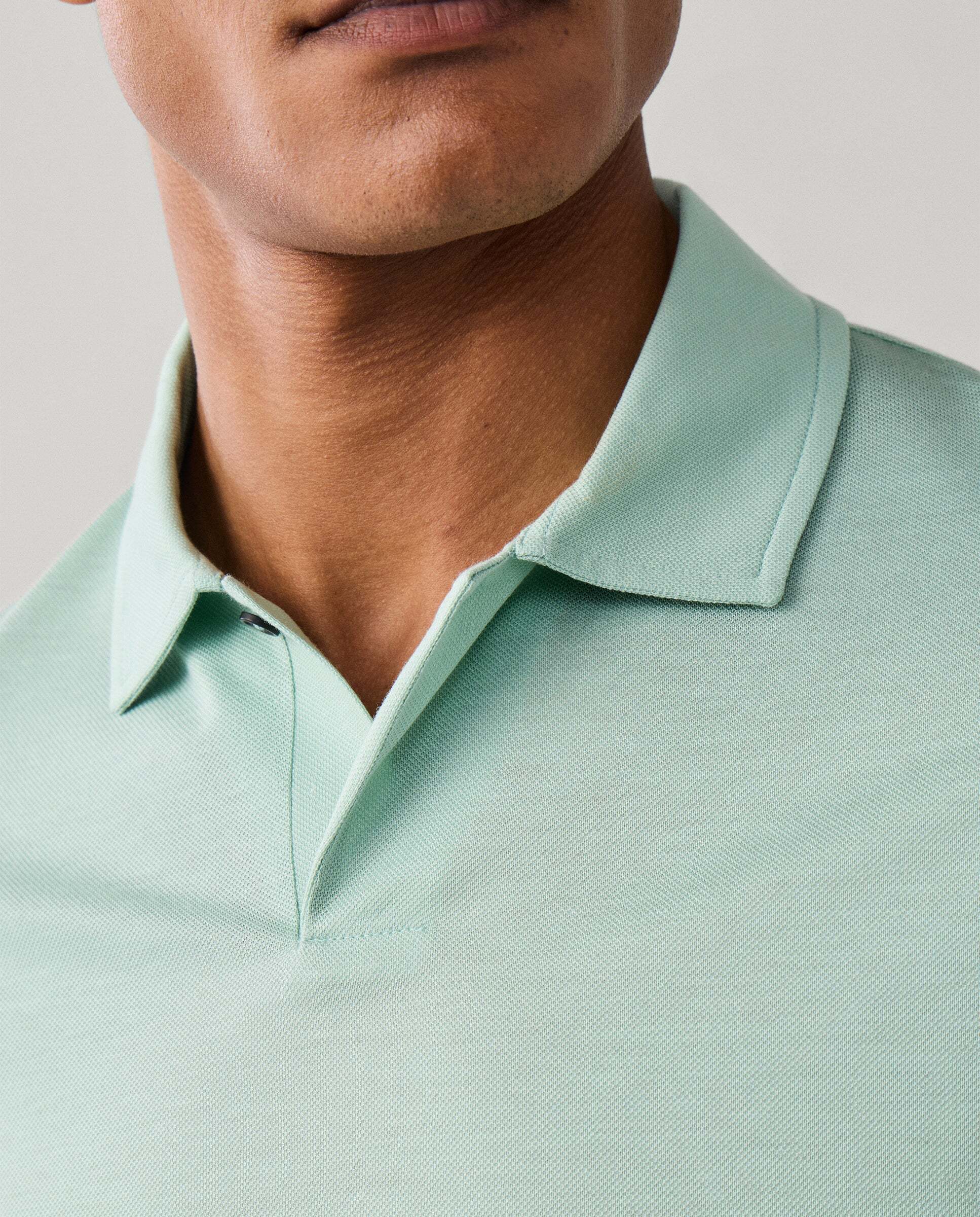 Polo de hombre de viaje manga corta fit clásico - Hackett - Verde Verde-5