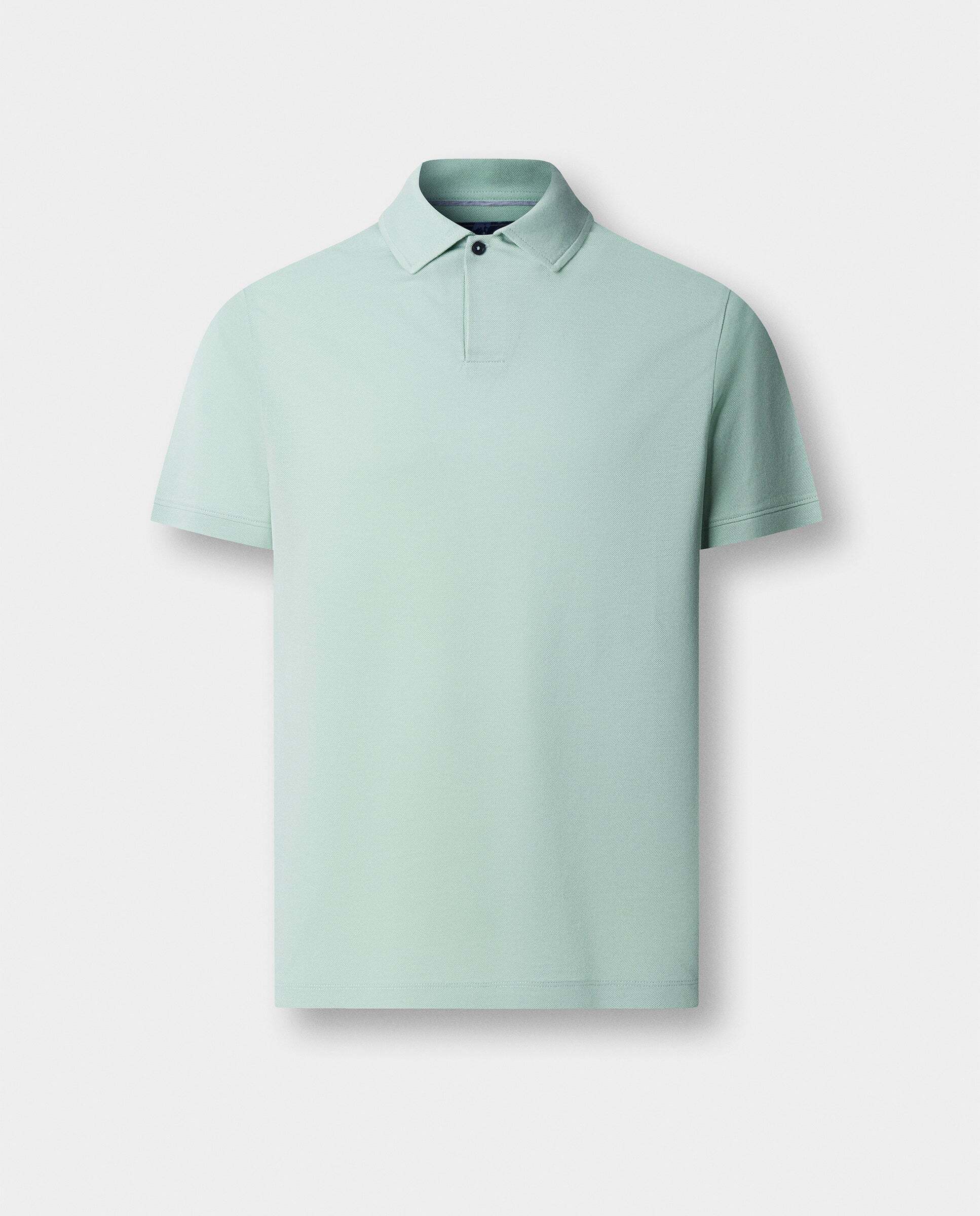 Polo de hombre de viaje manga corta fit clásico - Hackett - Verde Verde-9