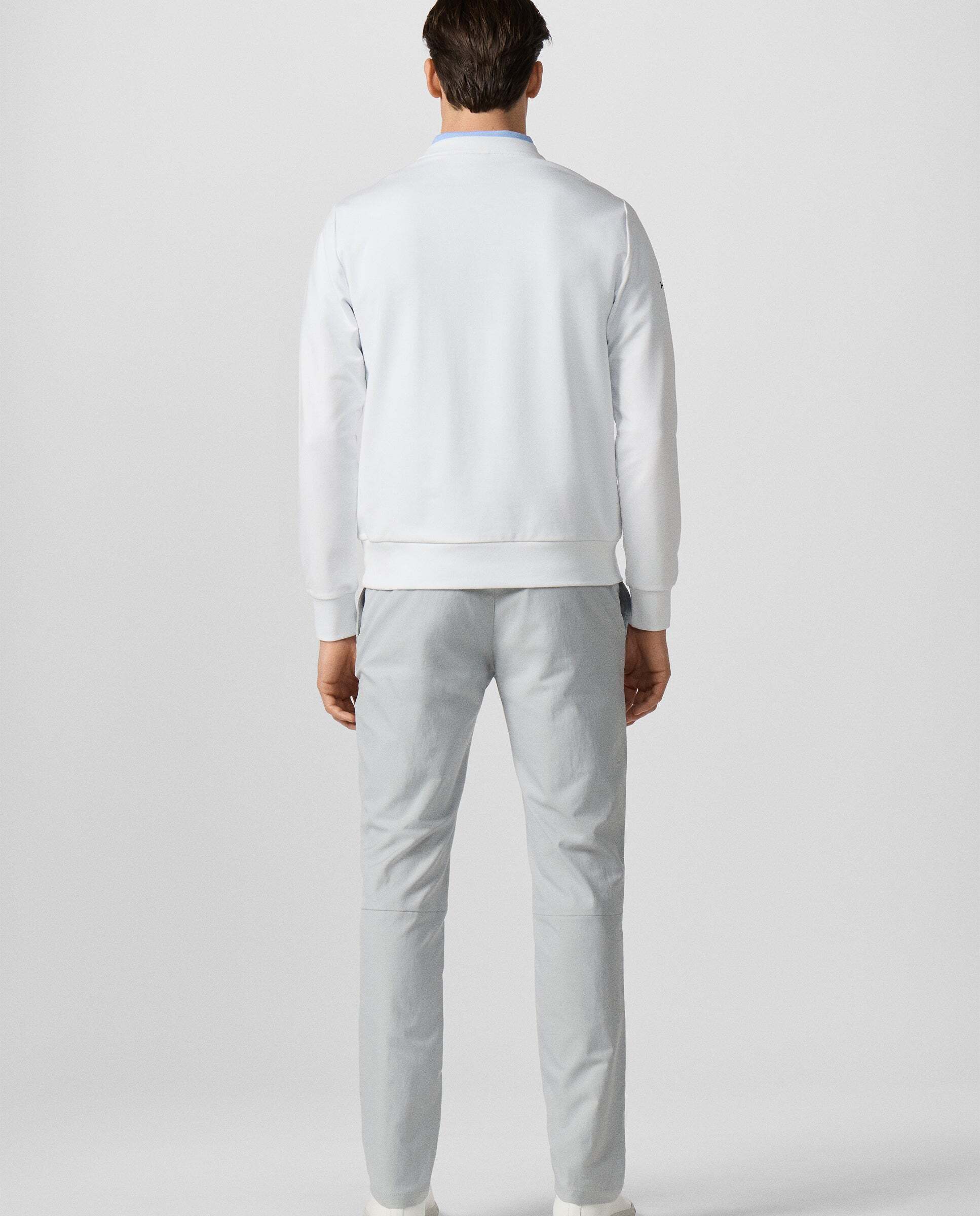 Sudadera de hombre cuello redondo con logo - Hackett - Blanco Blanco-3