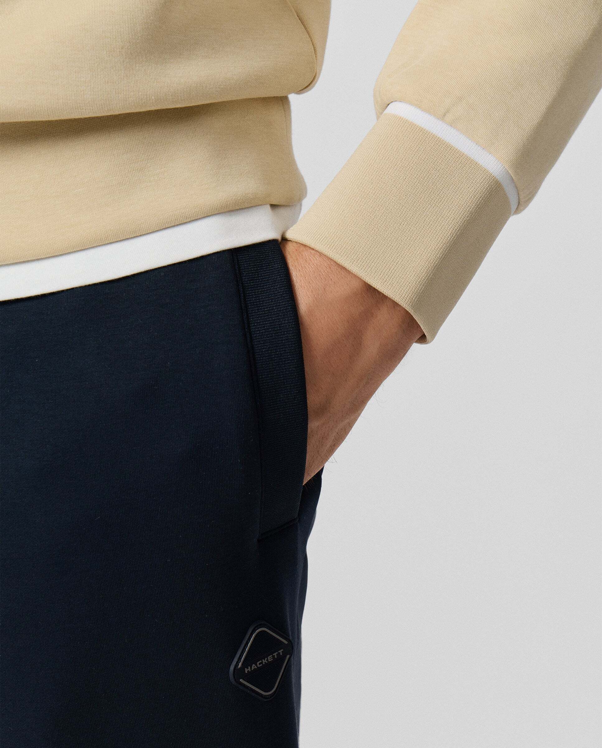 Sudadera de hombre con capucha club - Hackett - Natural Natural-5