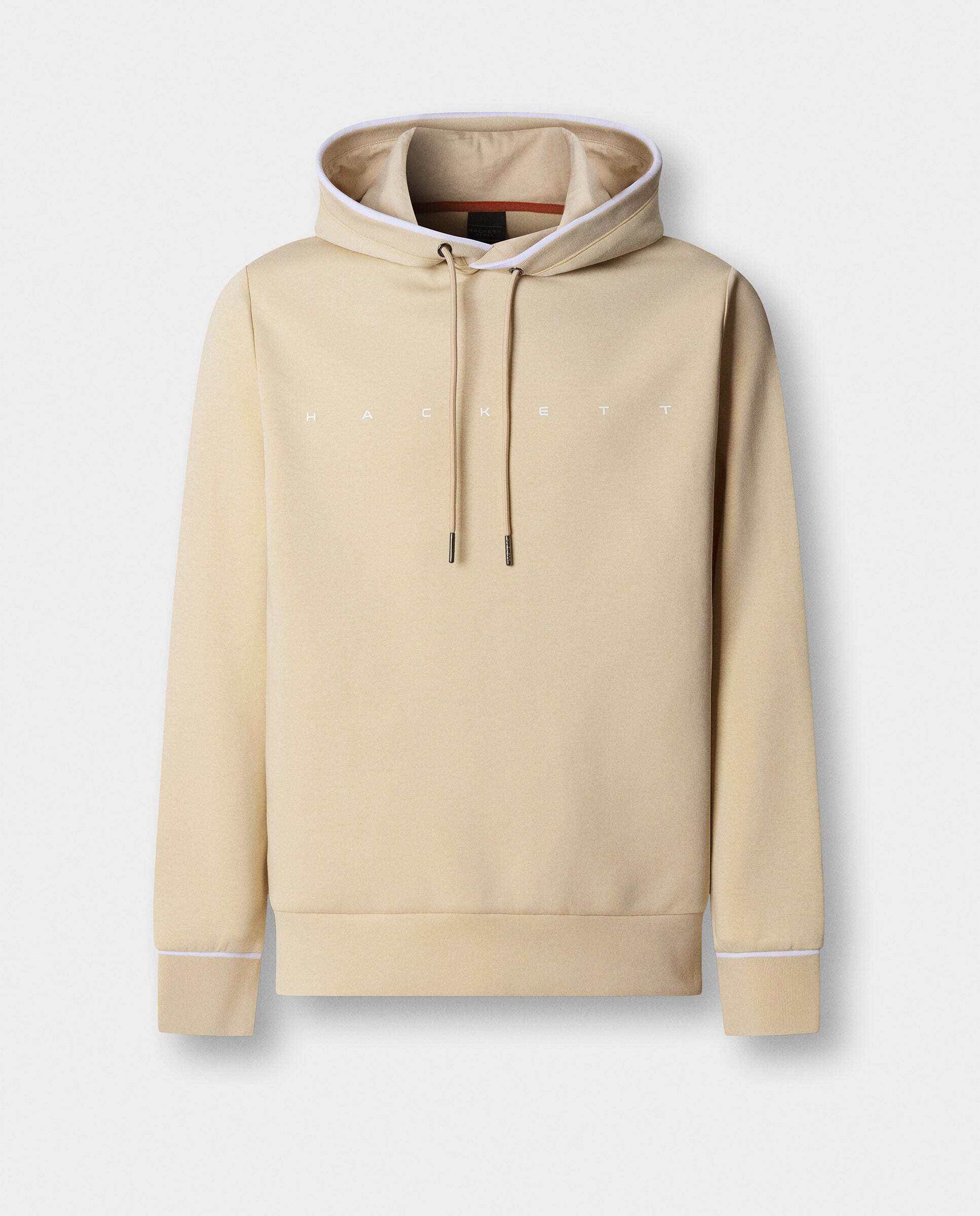 Sudadera de hombre con capucha club - Hackett - Natural Natural-11