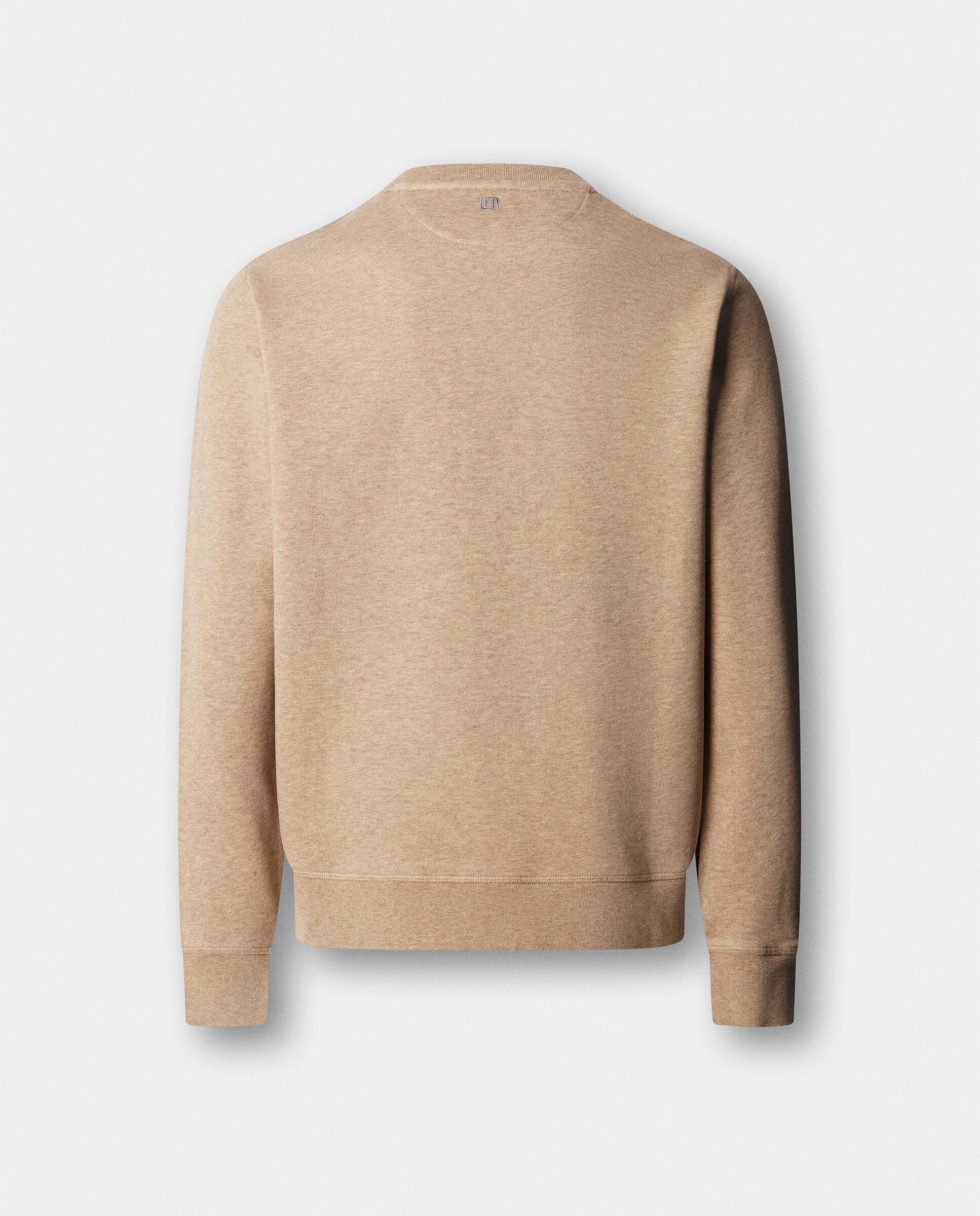 Sudadera de hombre cuello redondo con logo h - Hackett - Beige Beige-9