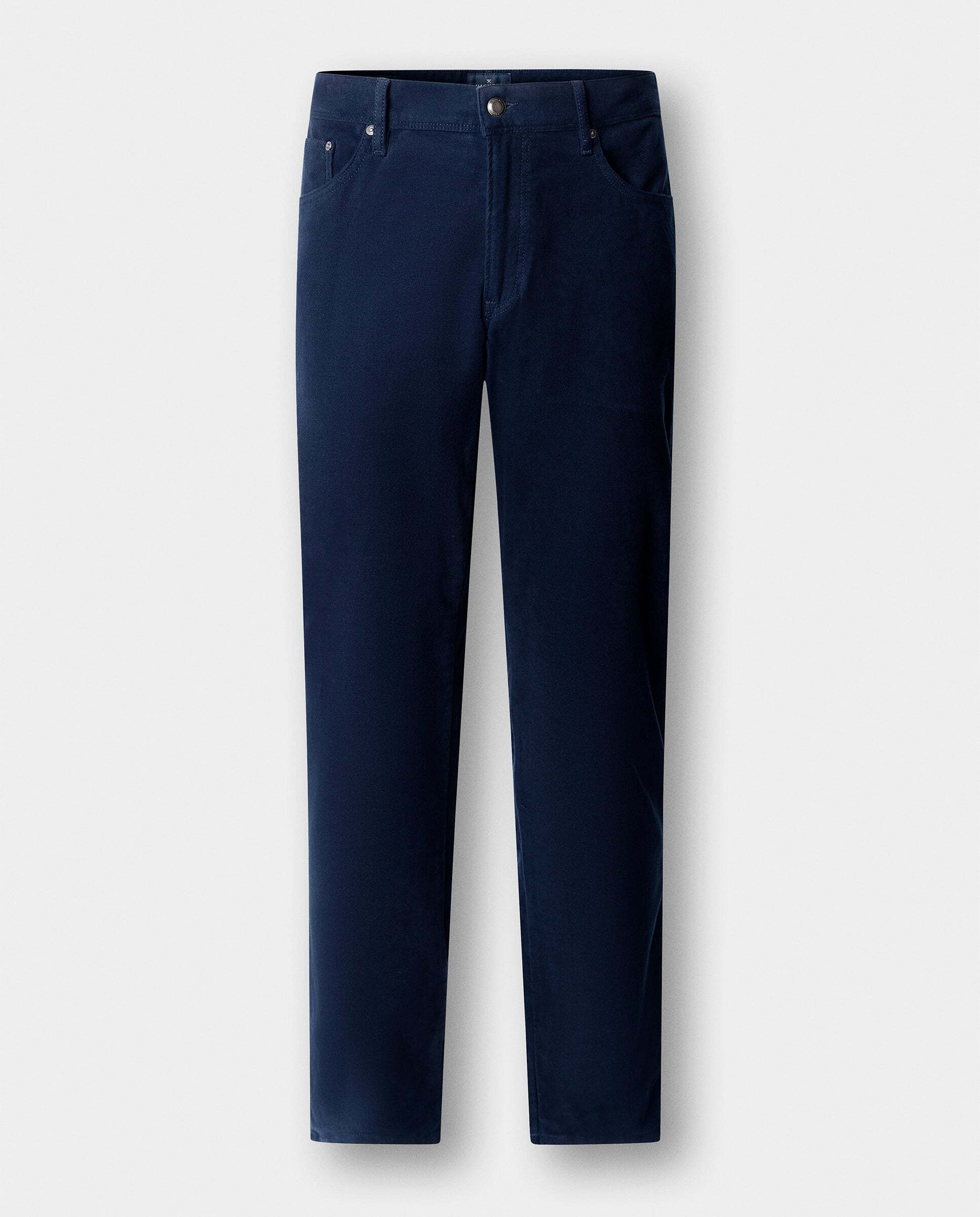 Pantalón de hombre trinity moleskin fit regular - Hackett - Azul Azul-6