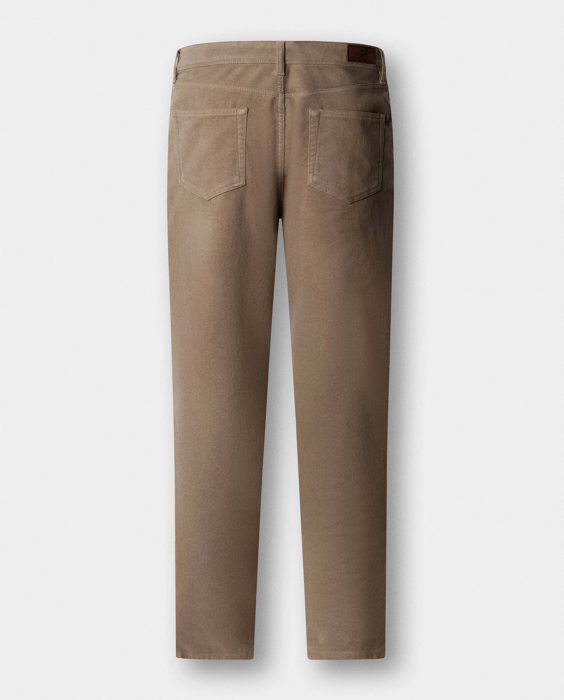 Pantalón de hombre trinity moleskin fit regular - Hackett - Natural Natural-5