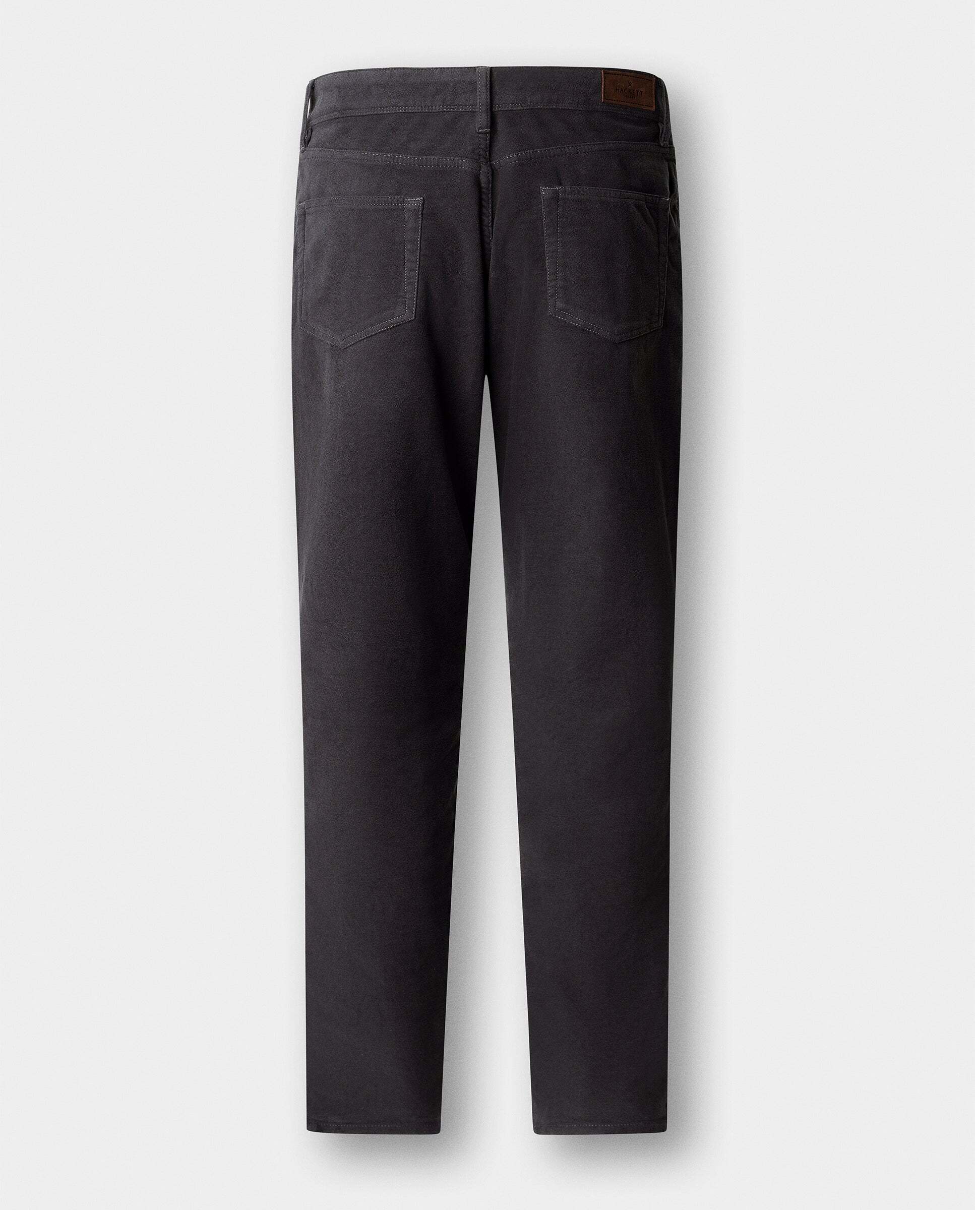 Pantalón de hombre trinity moleskin fit regular - Hackett - Gris Gris-5