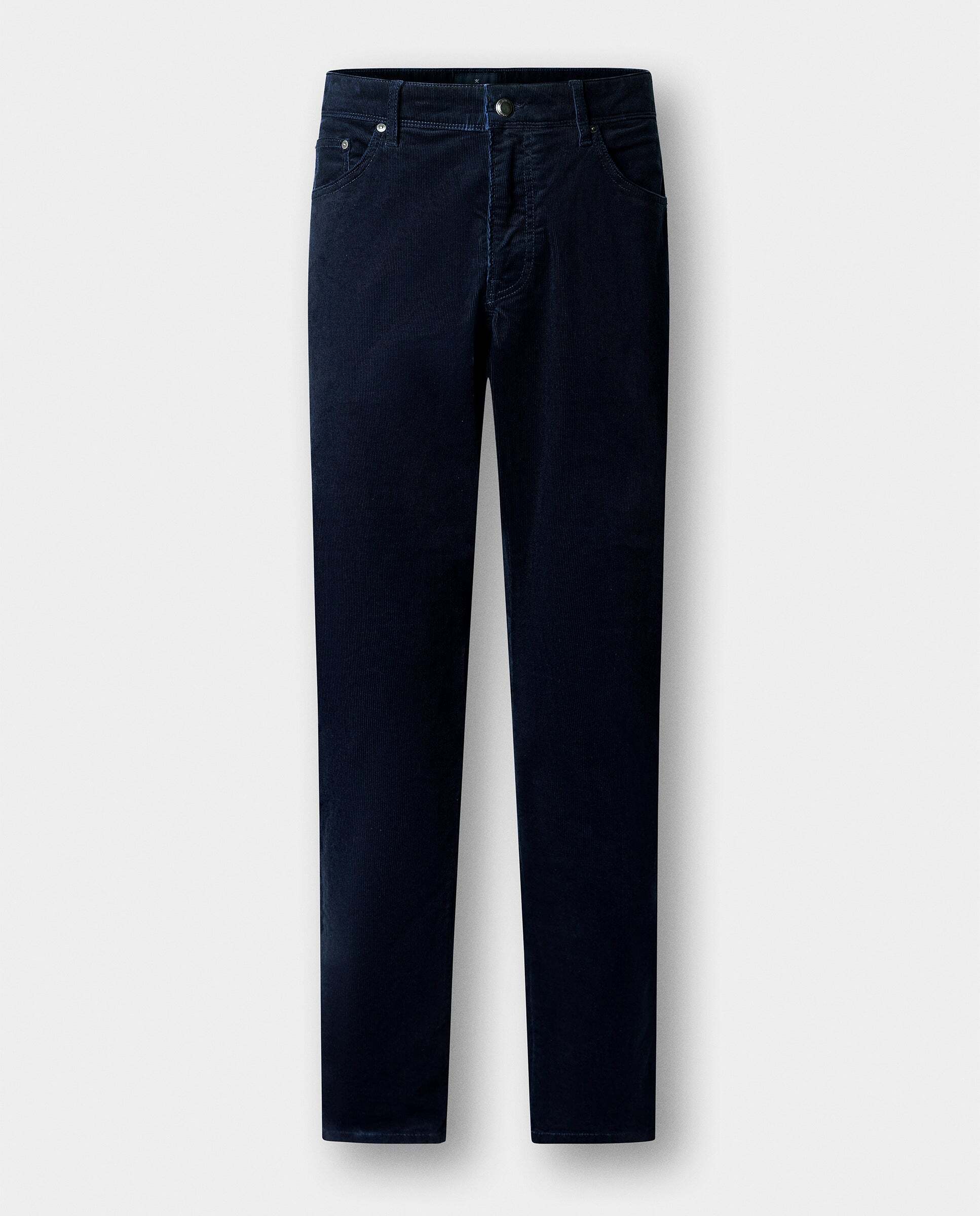 Pantalón de hombre pana 5 bolsillos fit regular - Hackett - Azul Azul-6