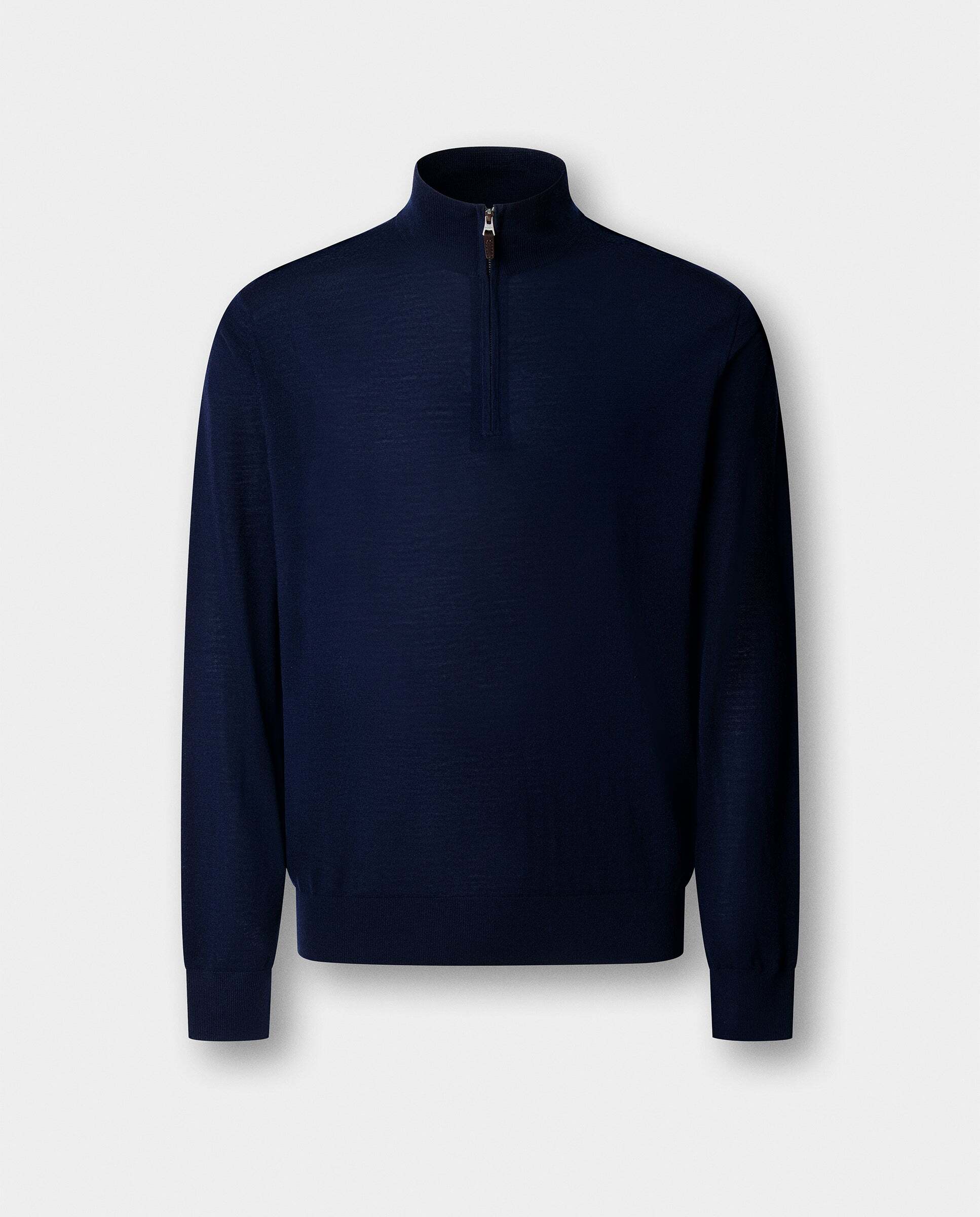 Imagen 5 de Jersey de hombre de lana merino con cremallera - Hackett - Azul marino Azul marino