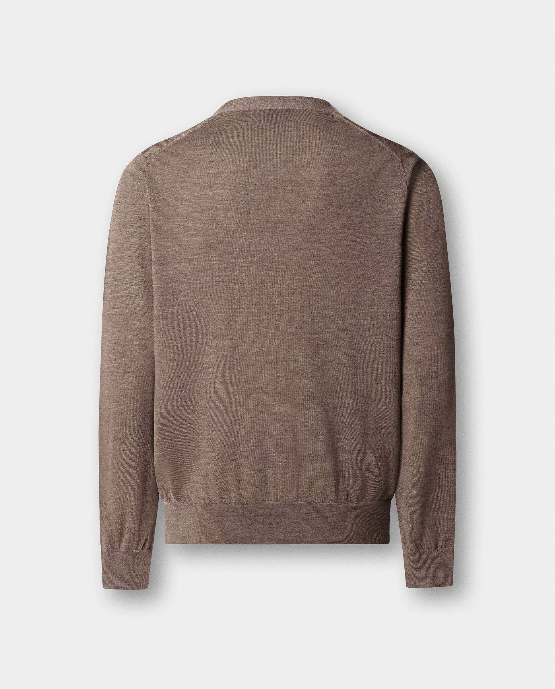 Cárdigan de hombre de lana merino - Hackett - Natural Natural-8