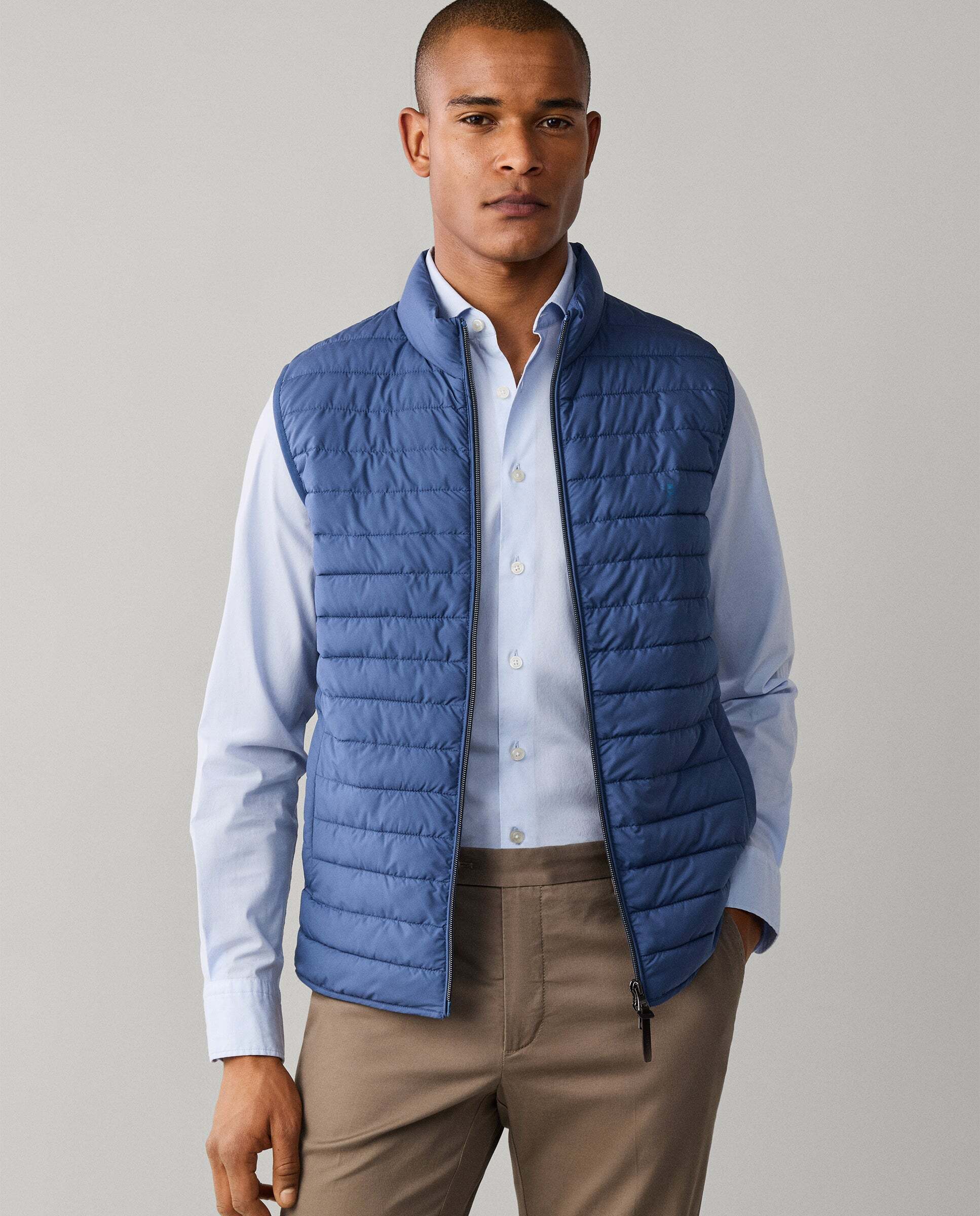Chaleco de hombre ultraligero - Hackett - Azul Azul-1