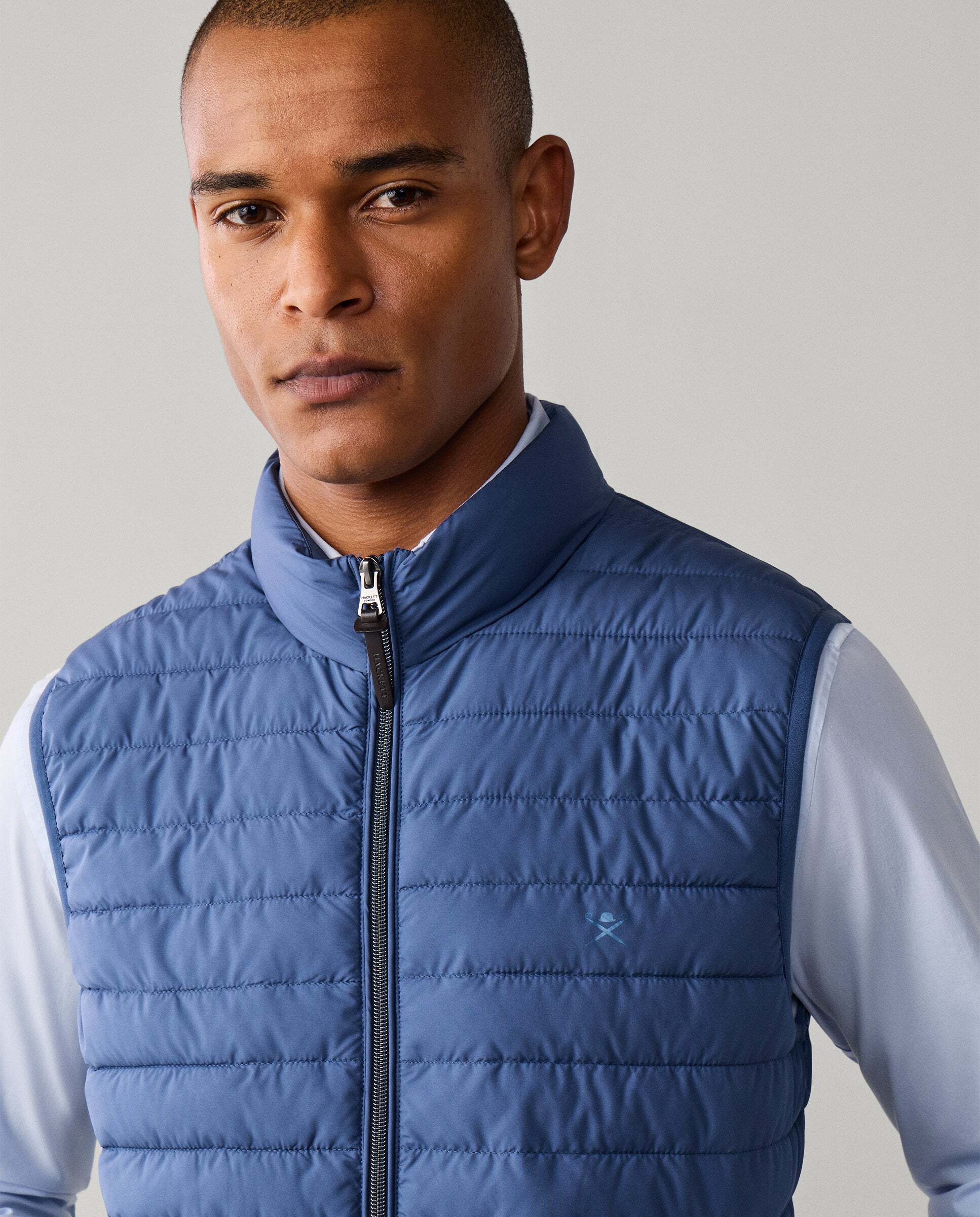 Chaleco de hombre ultraligero - Hackett - Azul Azul-4