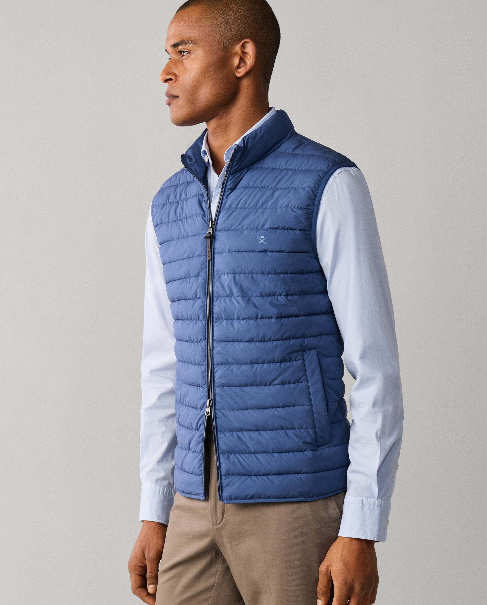 Chaleco de hombre ultraligero - Hackett - Azul Azul-6