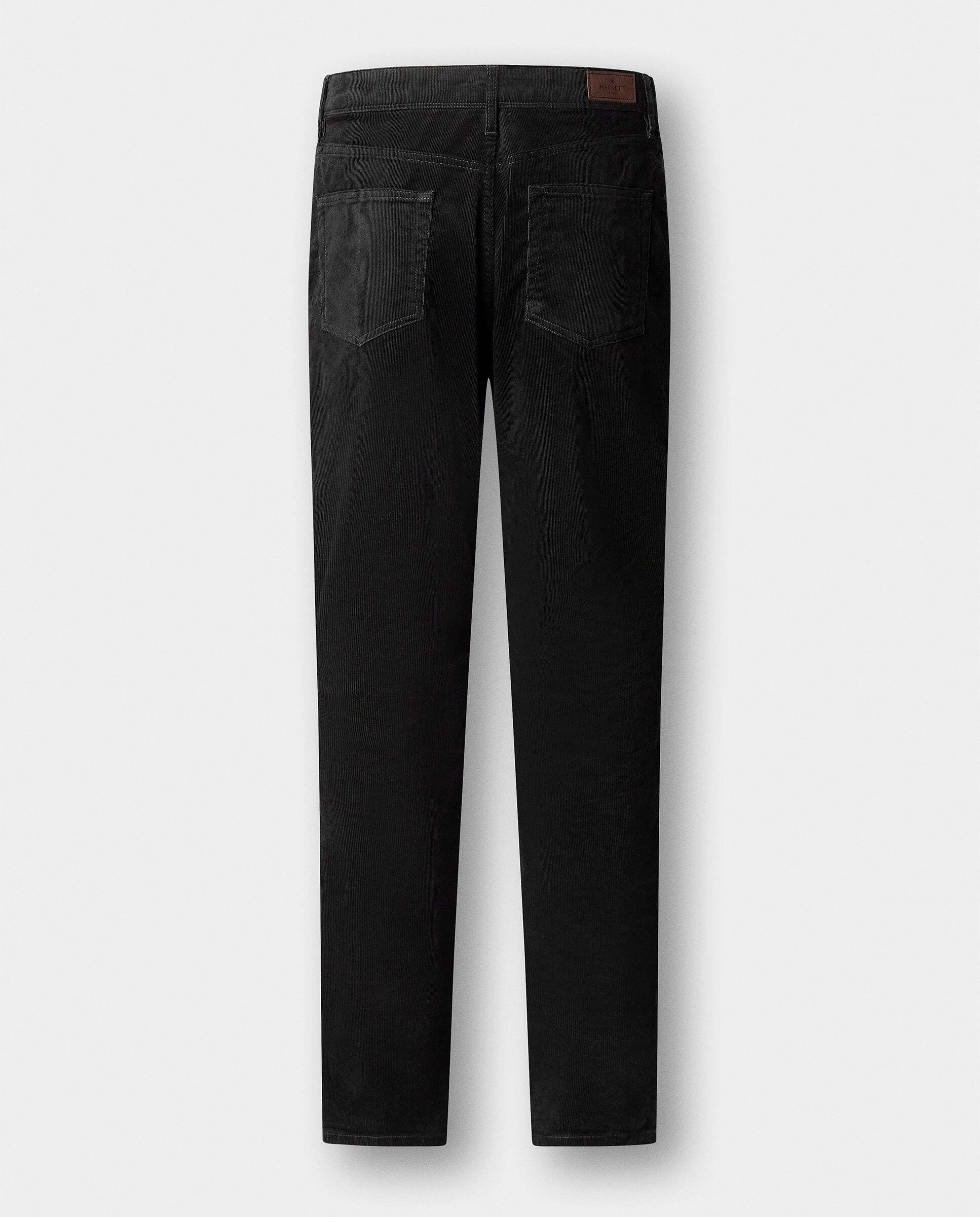 Pantalón de hombre pana 5 bolsillos fit regular - Hackett - Verde Verde-5