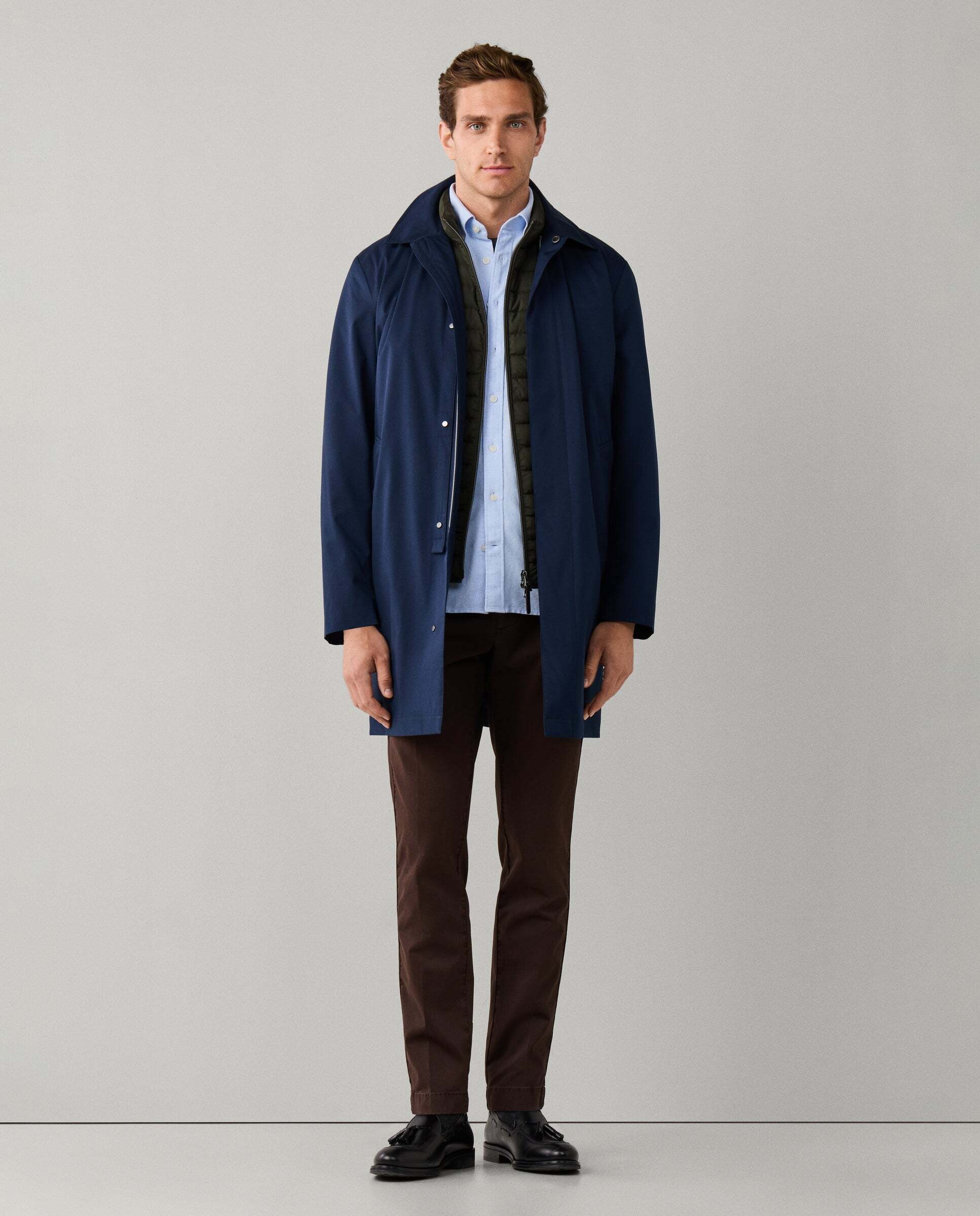 Chaqueta de hombre impermeable sloane - Hackett - Azul marino Azul marino-2