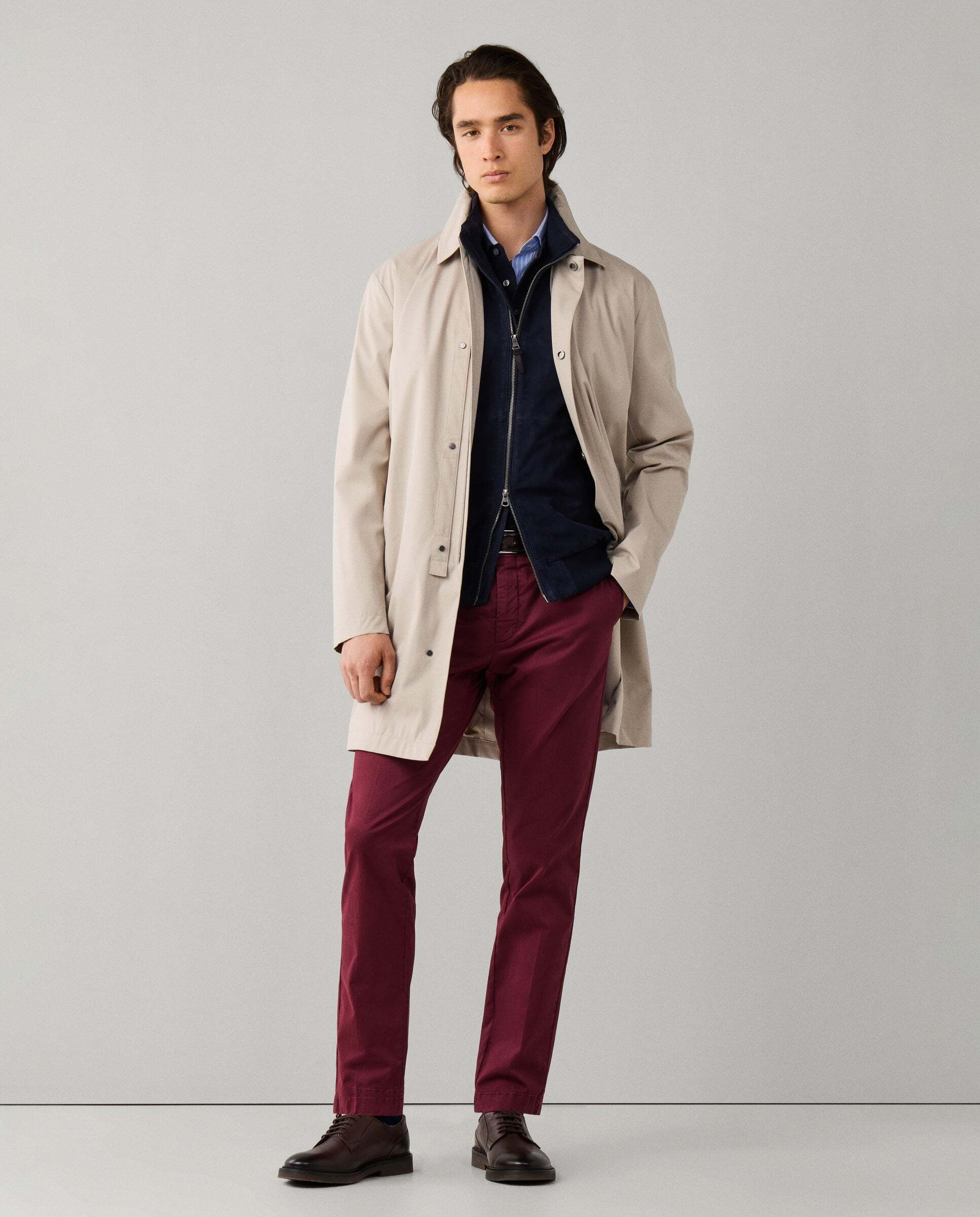 Chaqueta de hombre impermeable sloane - Hackett - Natural Natural-2