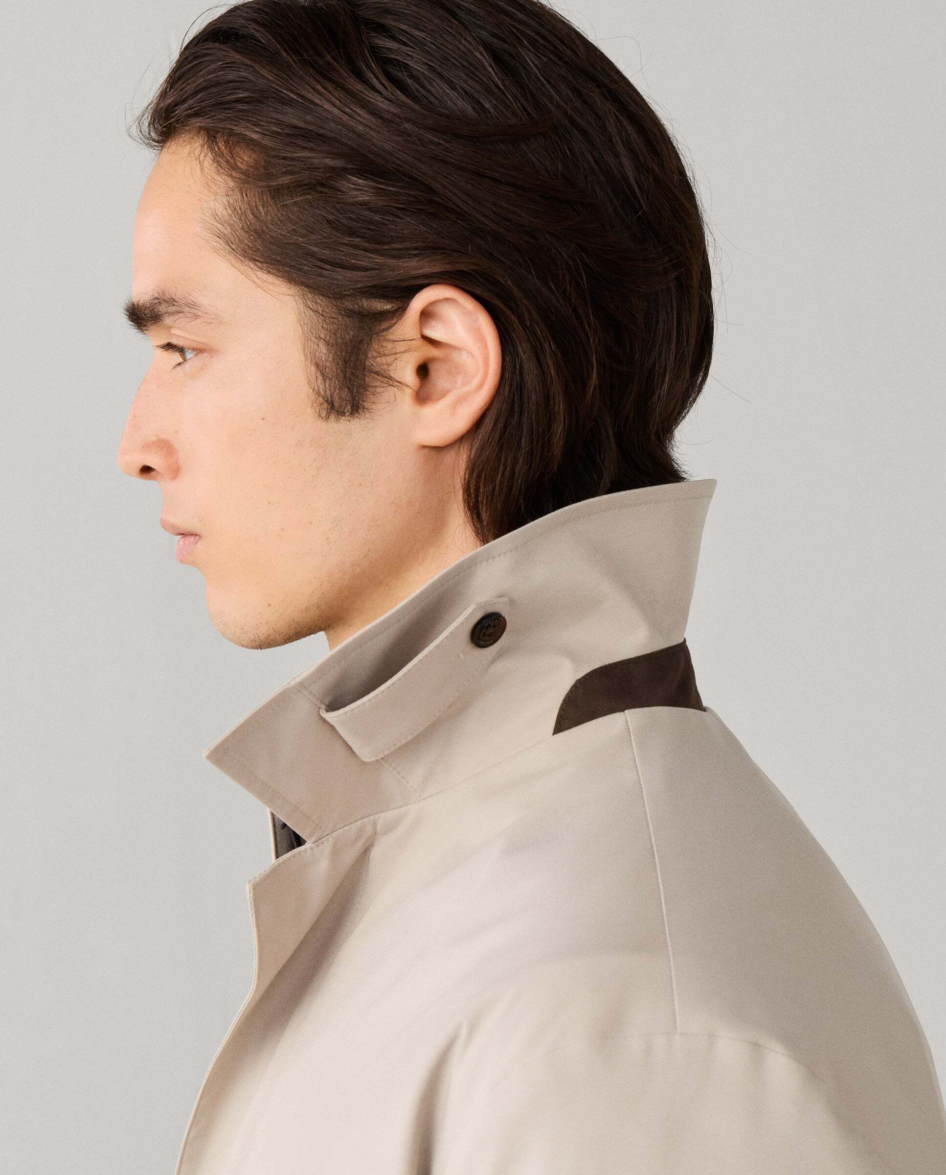 Chaqueta de hombre impermeable sloane - Hackett - Natural Natural-5