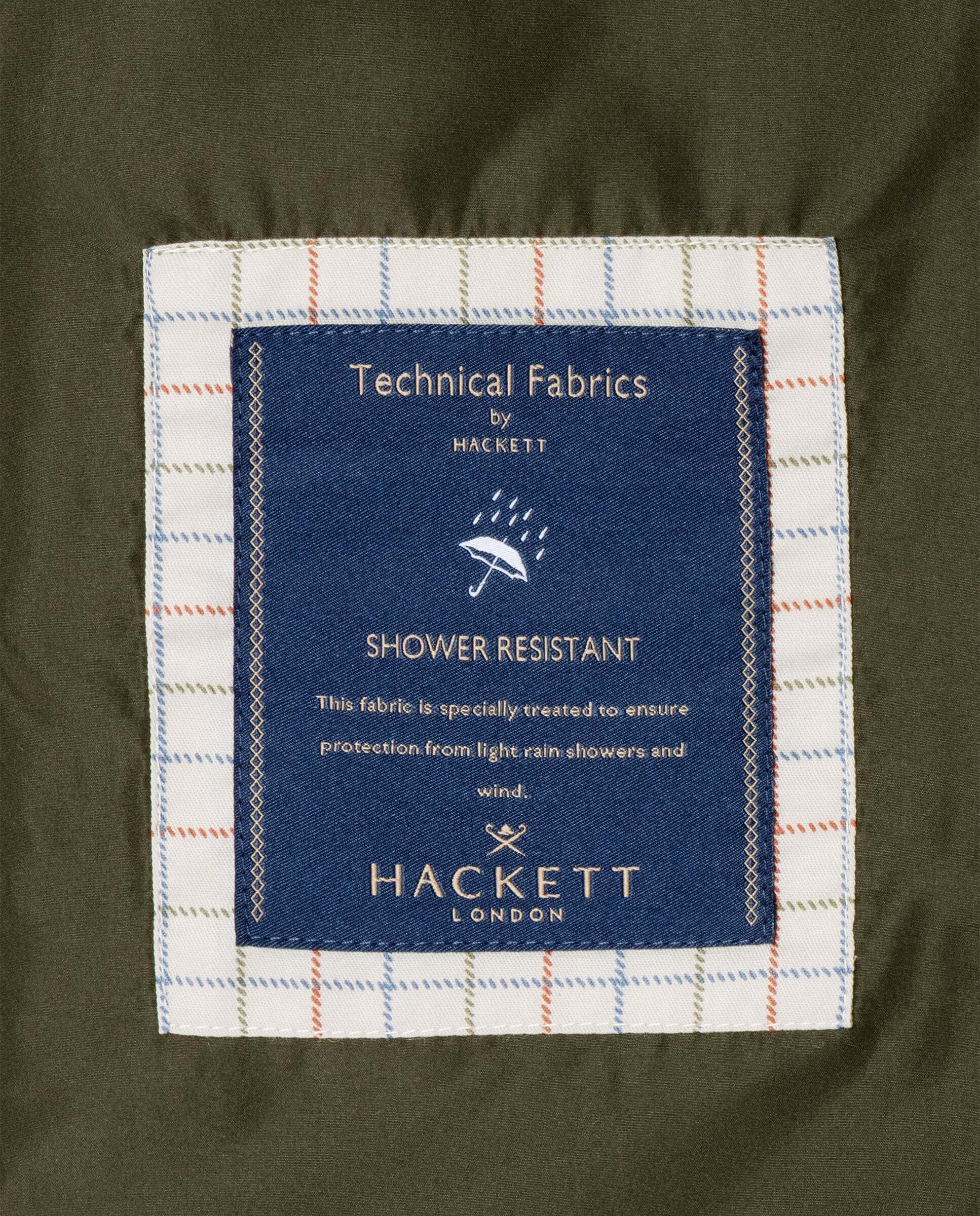 Chaqueta de hombre paddock - Hackett - Verde militar Verde militar-10