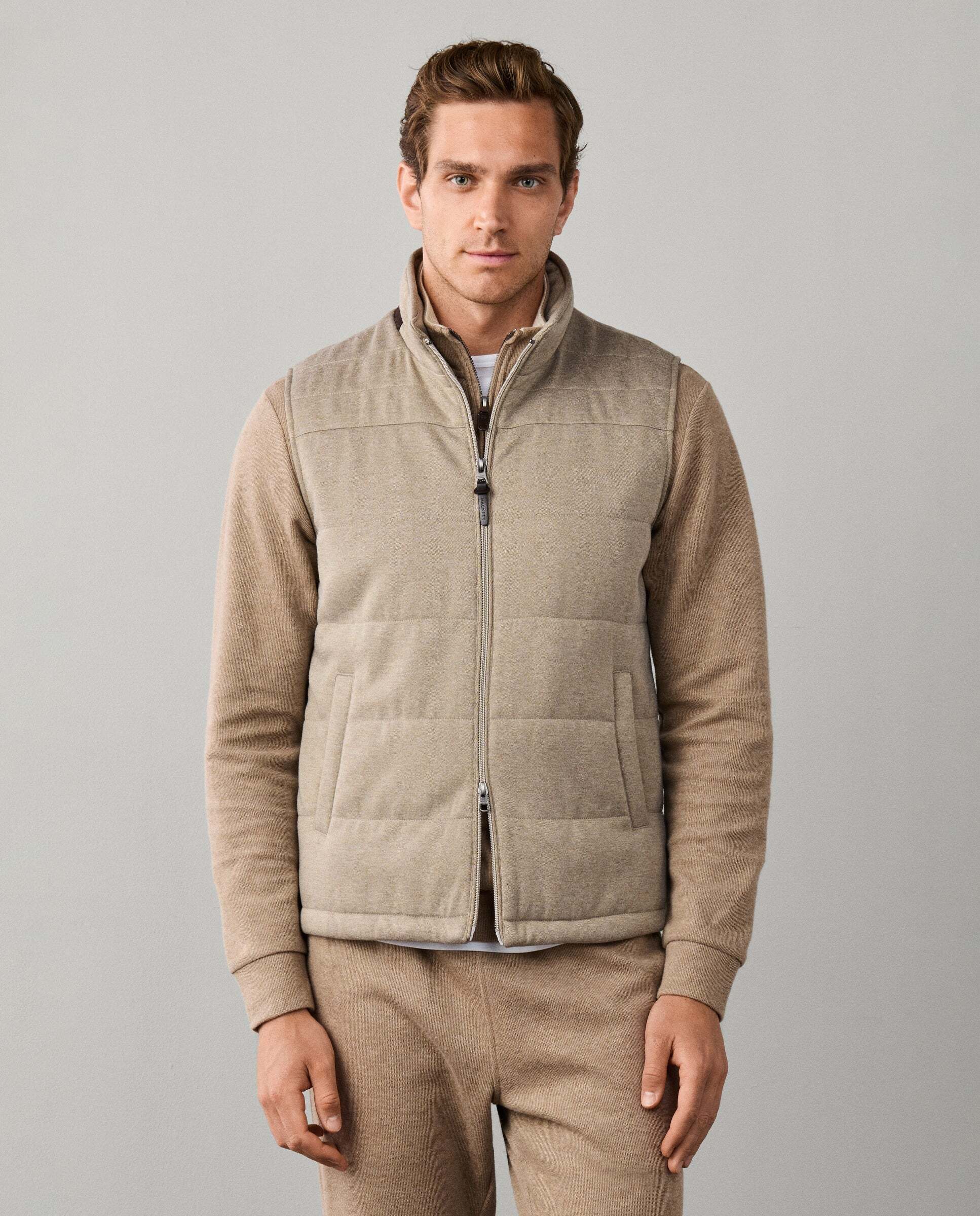 Imagen 1 de Chaleco de hombre de viaje en jersey - Hackett - Natural Natural