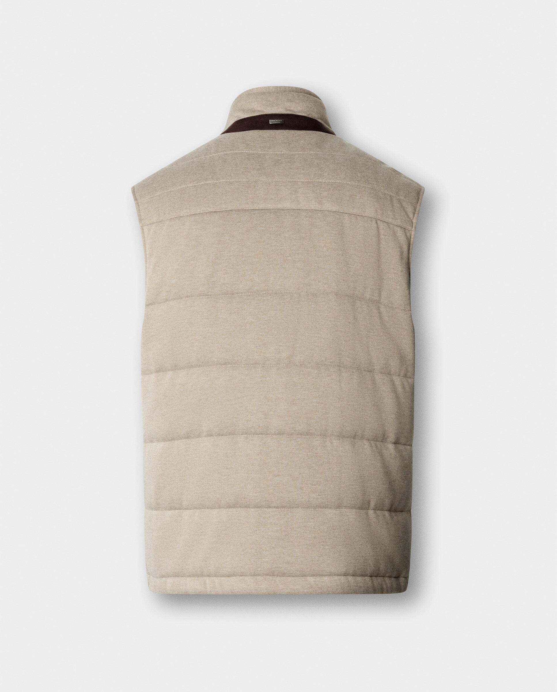 Imagen 6 de Chaleco de hombre de viaje en jersey - Hackett - Natural Natural