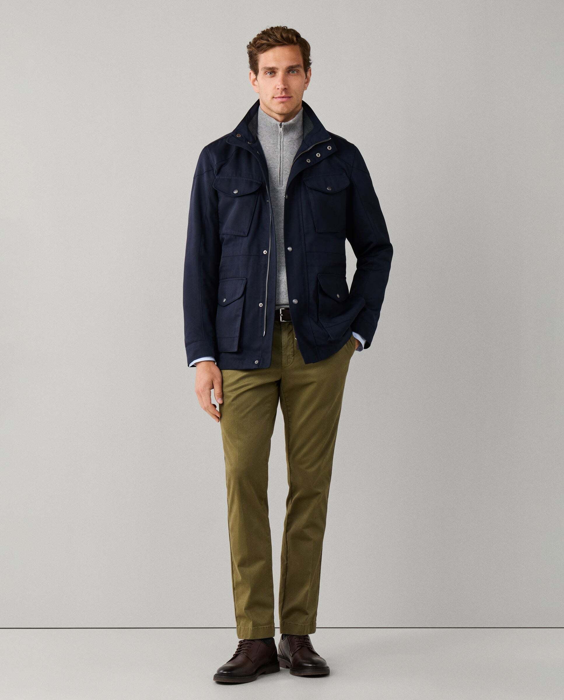 Chaqueta de hombre sahariana velospeed - Hackett - Azul Azul-2