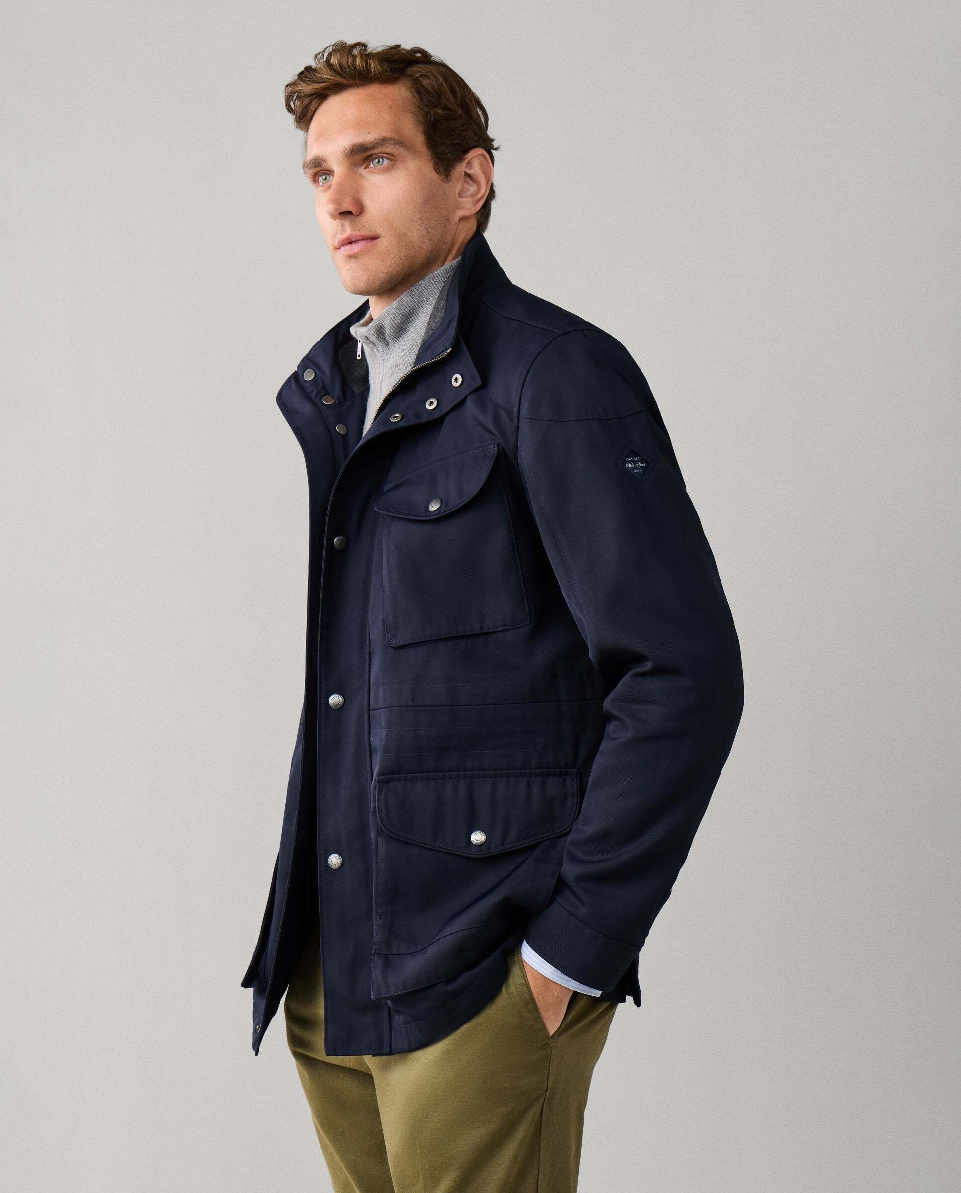 Chaqueta de hombre sahariana velospeed - Hackett - Azul Azul-6