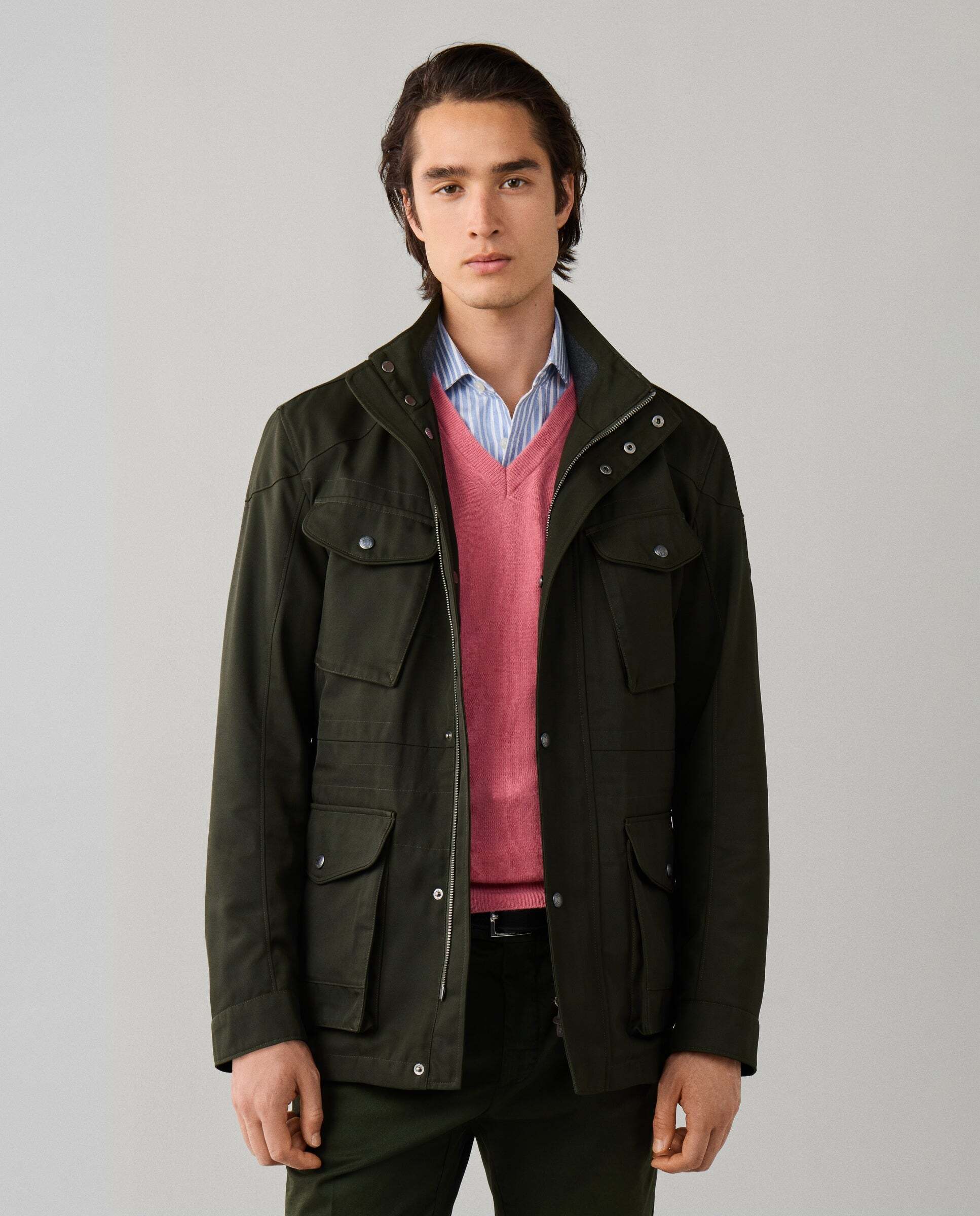 Imagen 0 de Chaqueta de hombre sahariana velospeed Verde militar