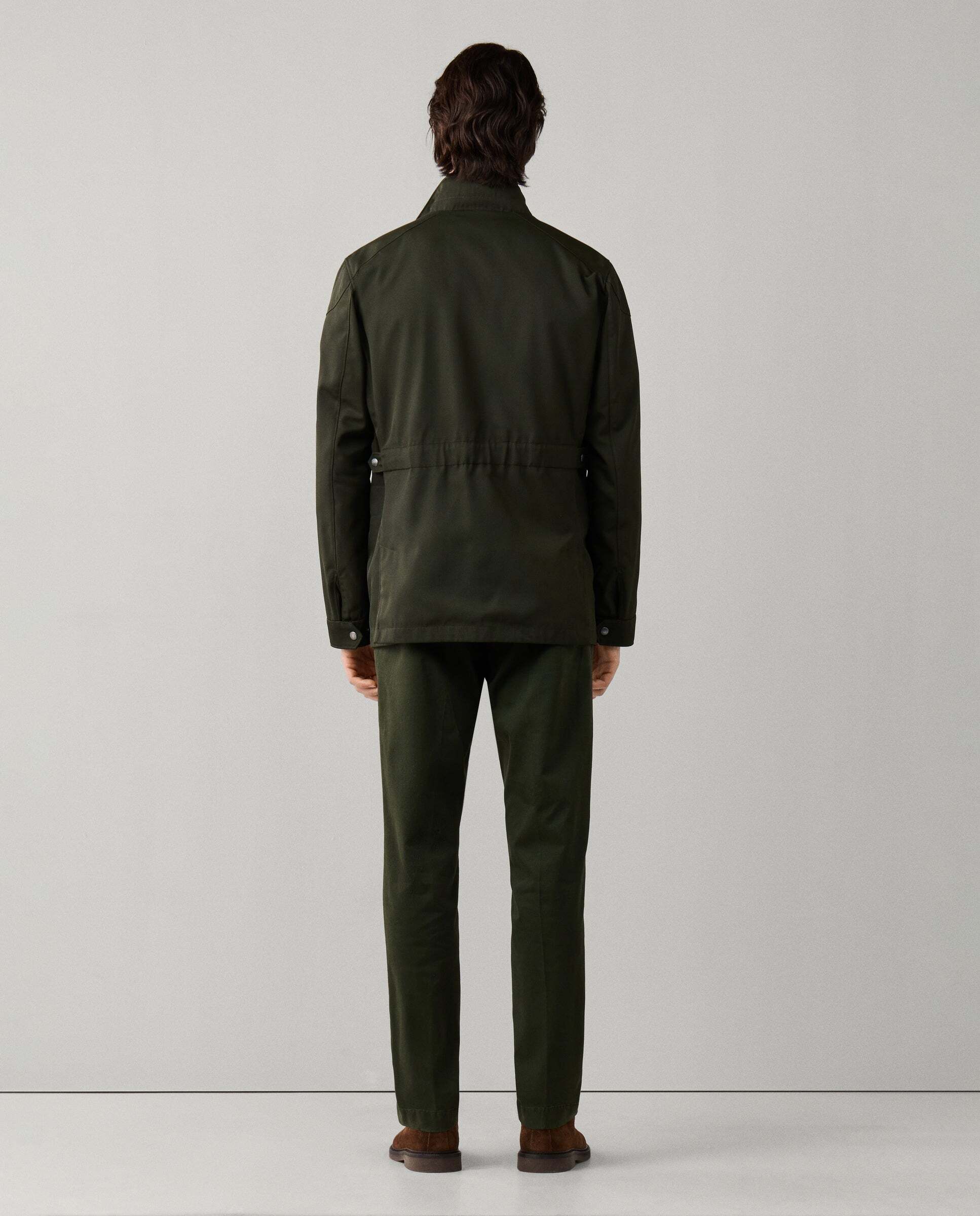 Chaqueta de hombre sahariana velospeed - Hackett - Verde militar Verde militar-3
