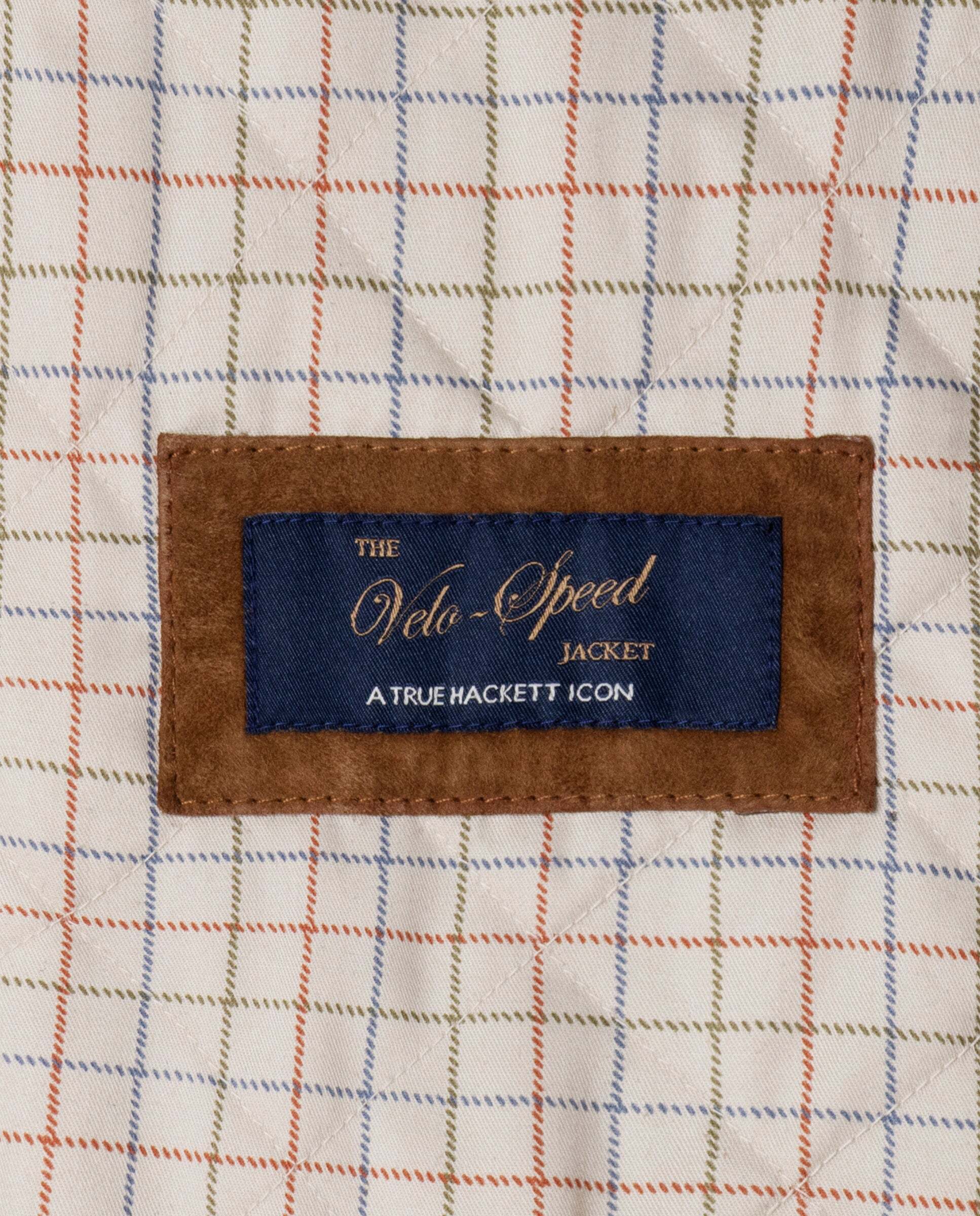 Chaqueta de hombre de ante cuatro bolsillos - Hackett - Marrón Marrón-8