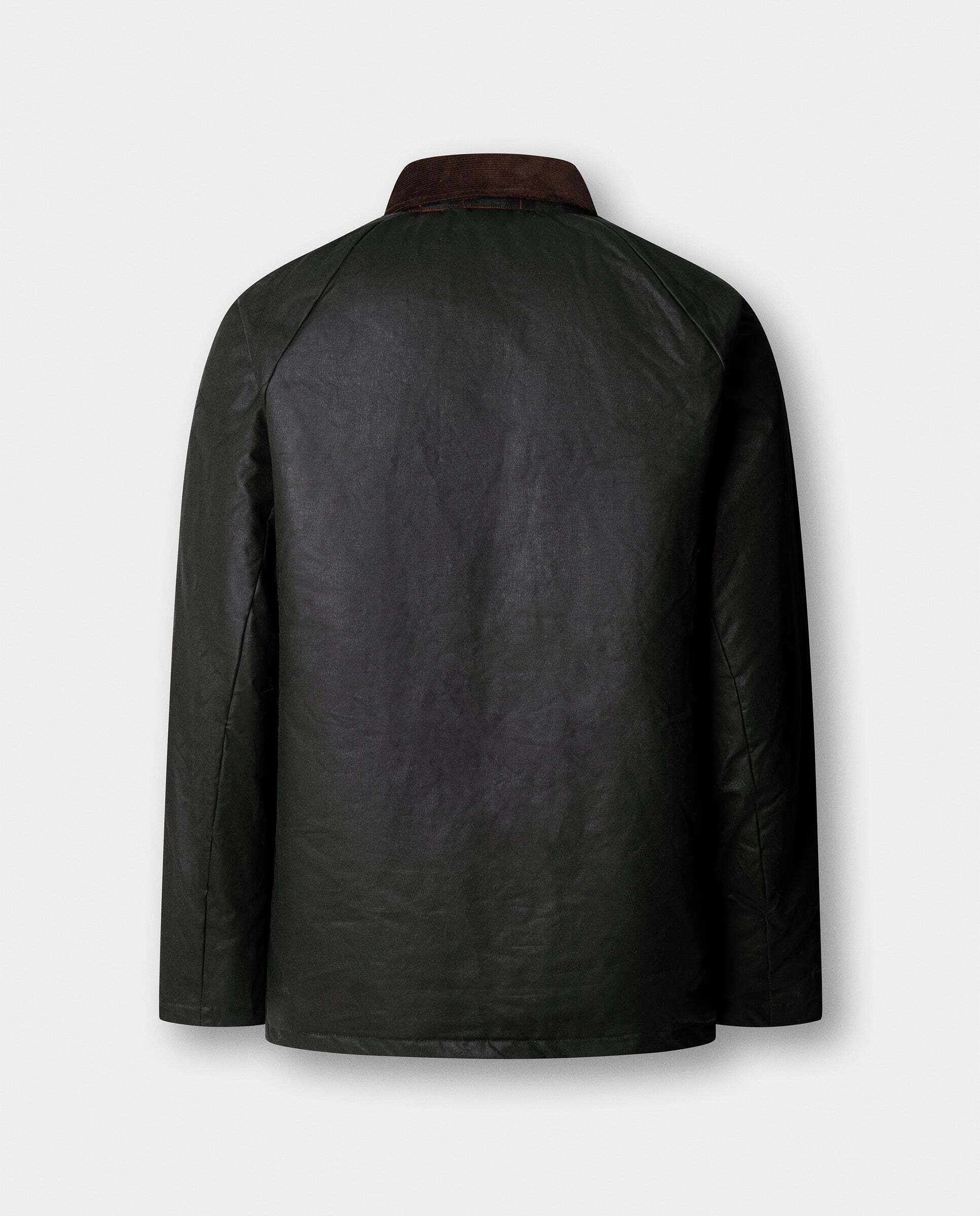 Chaqueta de hombre sahariana de algodón encerado - Hackett - Verde militar Verde militar-8