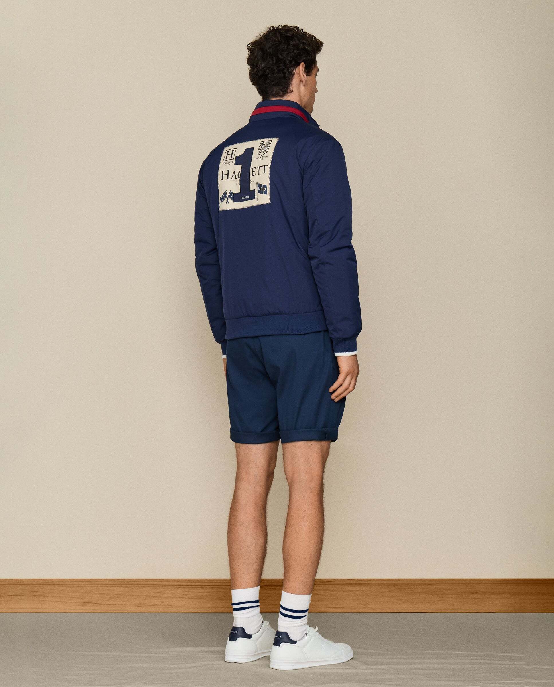 Chubasquero de hombre cortavientos lrc - Hackett - Azul Azul-3