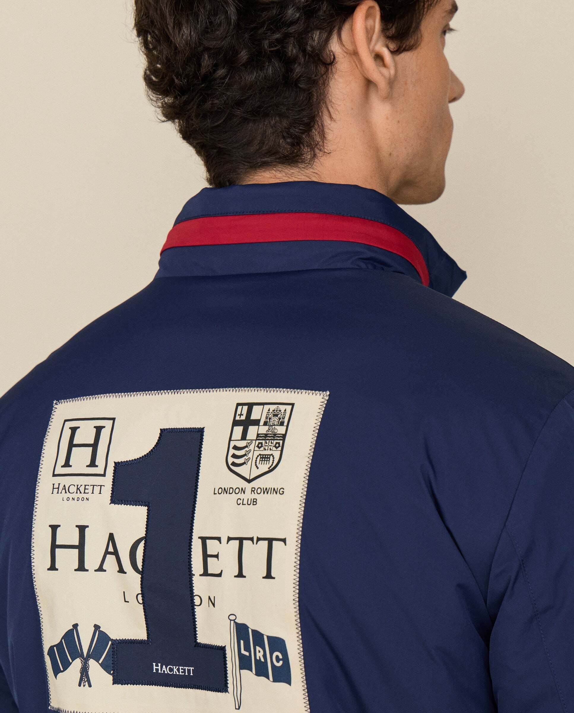 Chubasquero de hombre cortavientos lrc - Hackett - Azul Azul-5