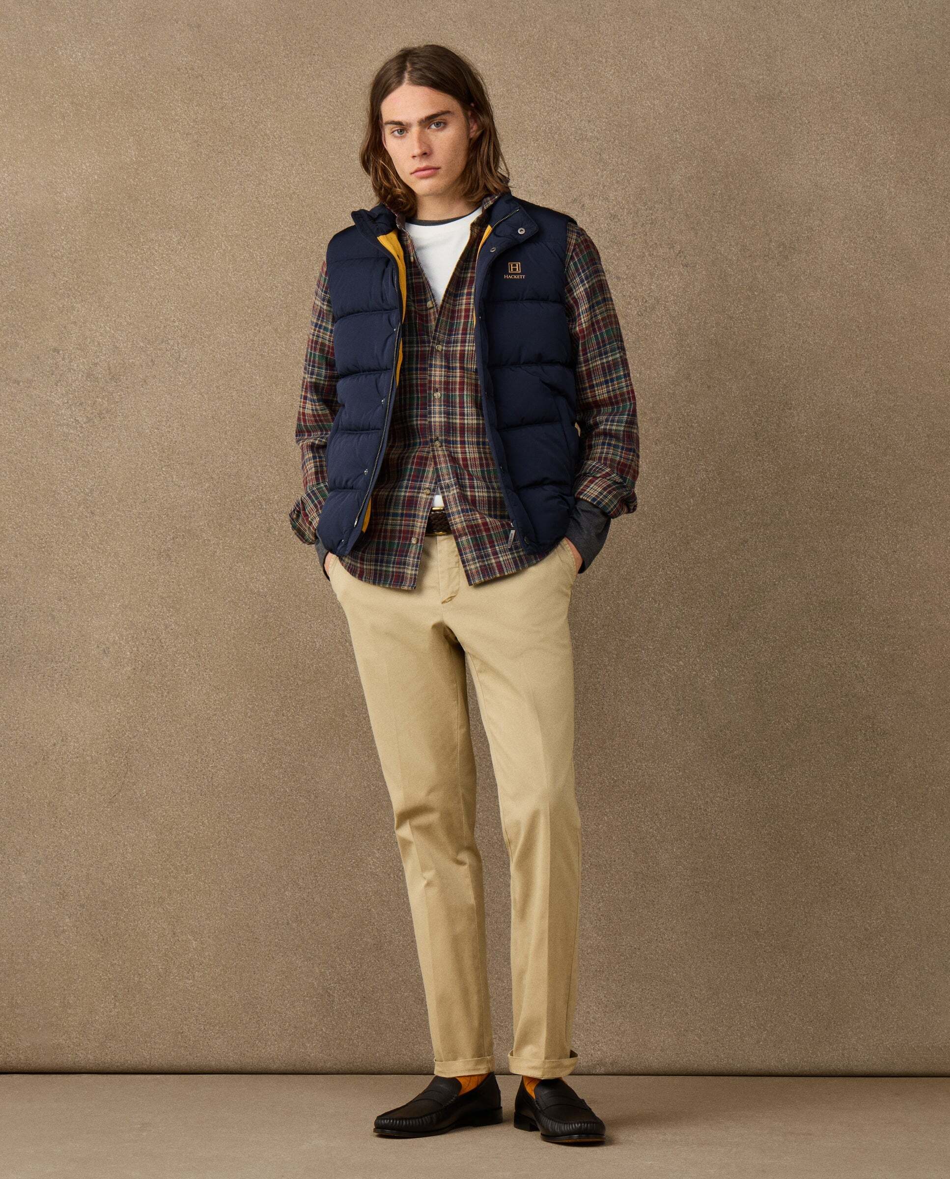 Imagen 2 de Chaleco de hombre con logo - Hackett - Azul marino Azul marino