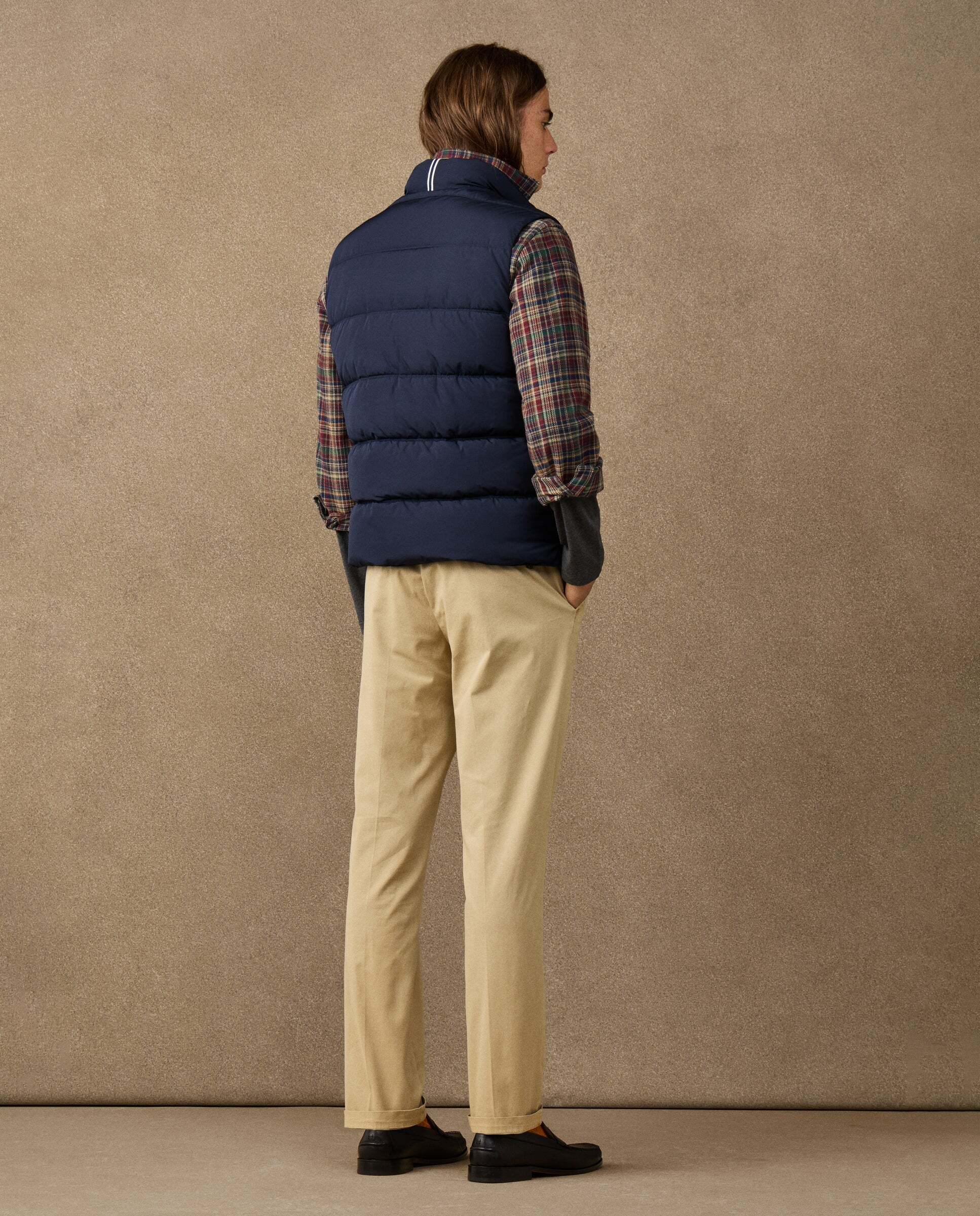 Imagen 3 de Chaleco de hombre con logo - Hackett - Azul marino Azul marino