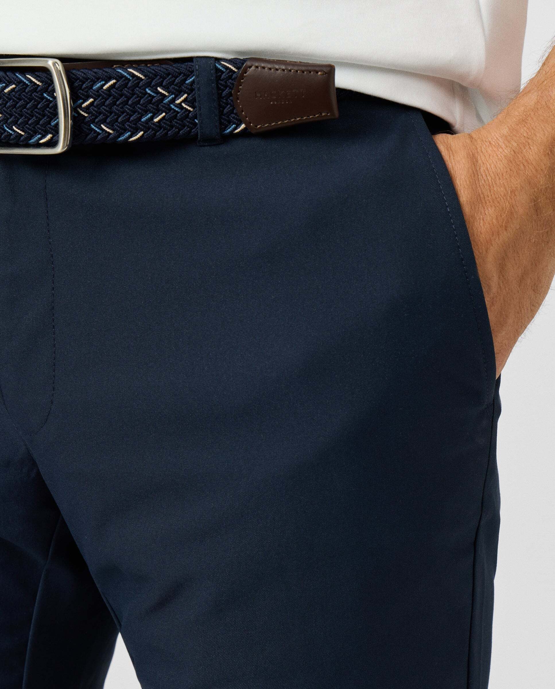 Pantalón de hombre commuter fit clásico - Hackett - Azul marino Azul marino-4