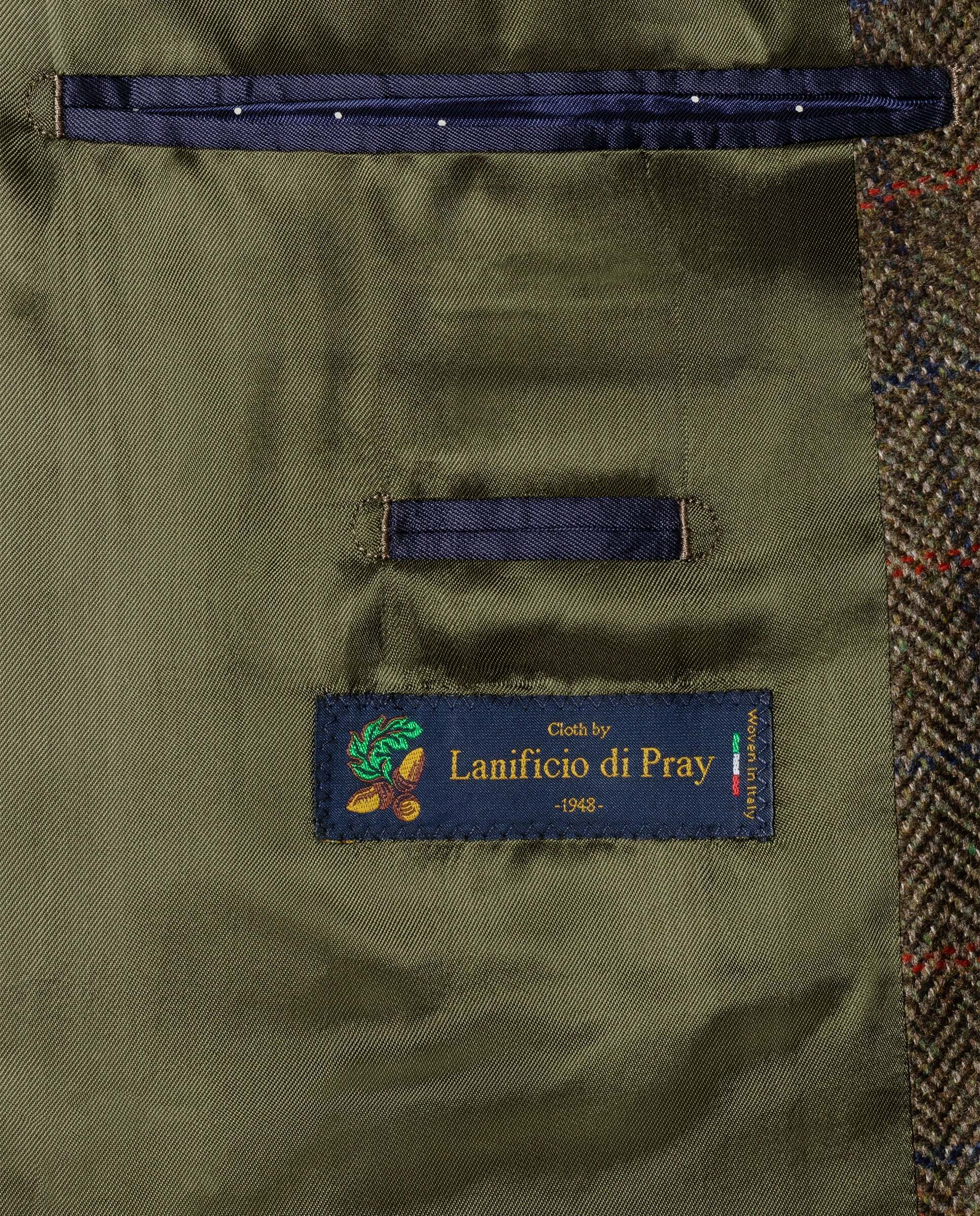 Americana de lana-cashmere de cuadros - Hackett - tejido italiano - Verde Verde-8