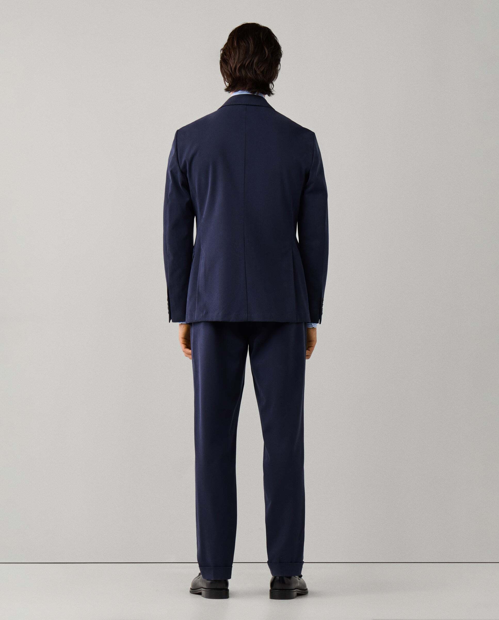 Americana de hombre mezcla de algodón elástico - Hackett - Azul Azul-3