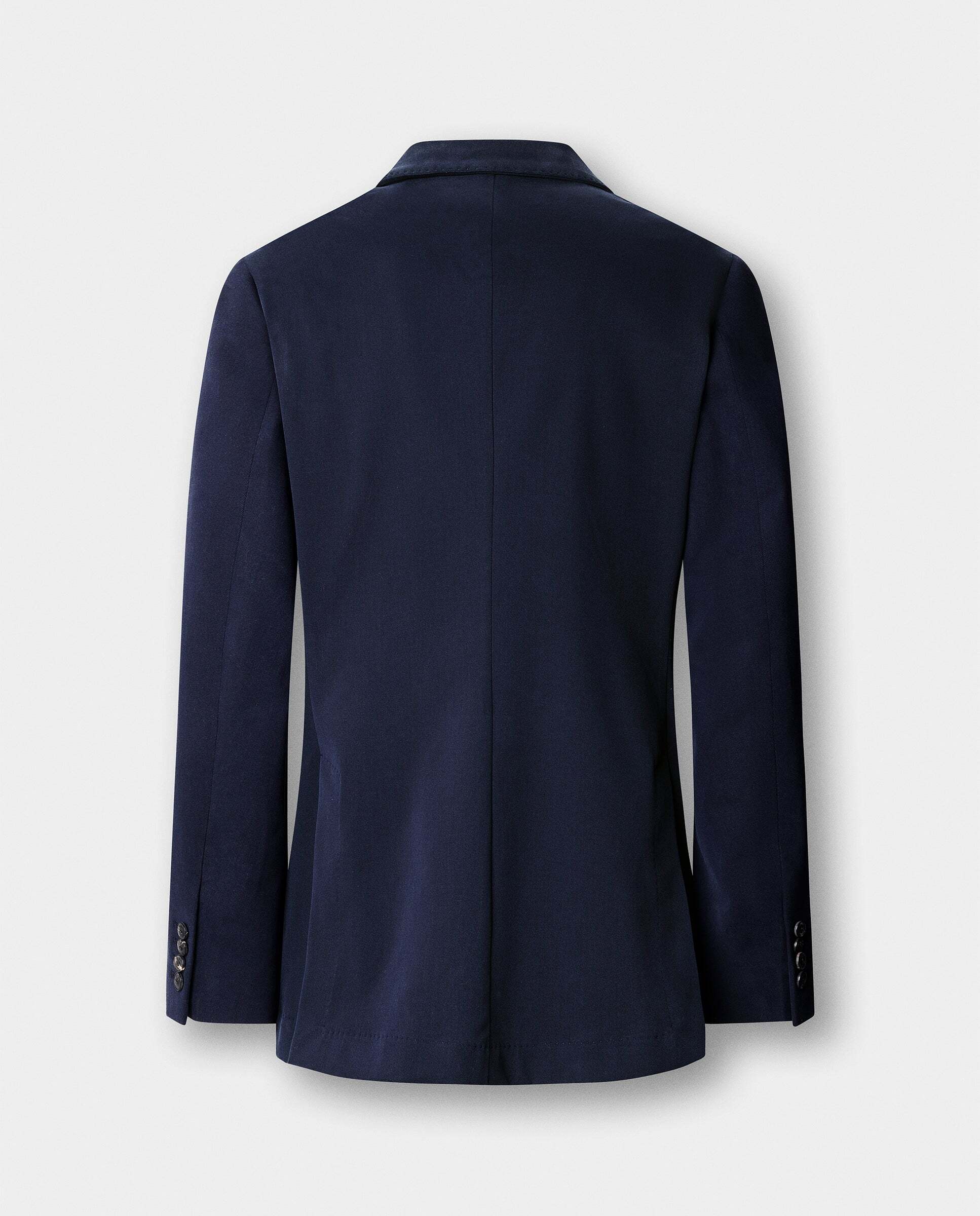 Americana de hombre mezcla de algodón elástico - Hackett - Azul Azul-11
