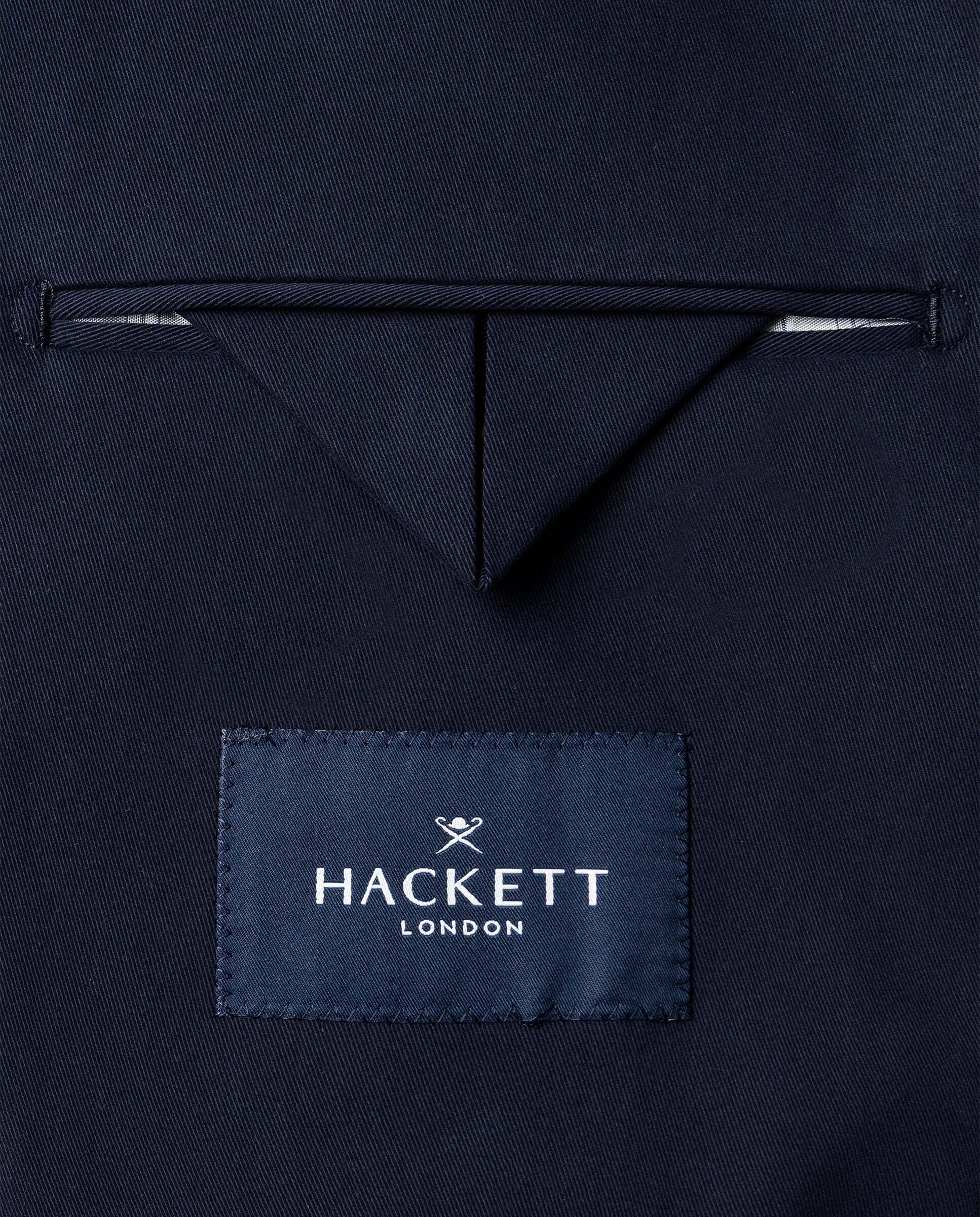 Americana de hombre mezcla de algodón elástico - Hackett - Azul Azul-9