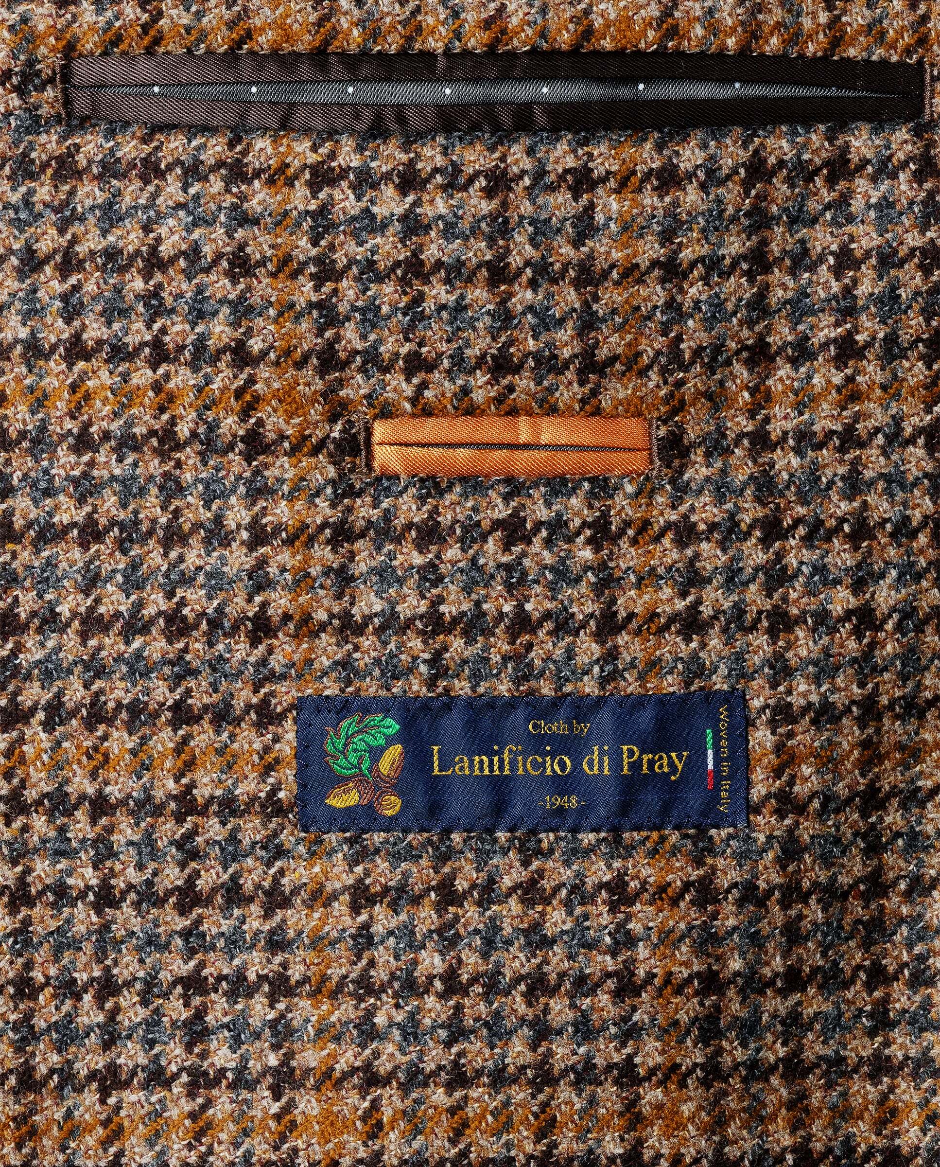 Americana de lana-cashmere a cuadros - Hackett - tejido italiano - Natural Natural-8