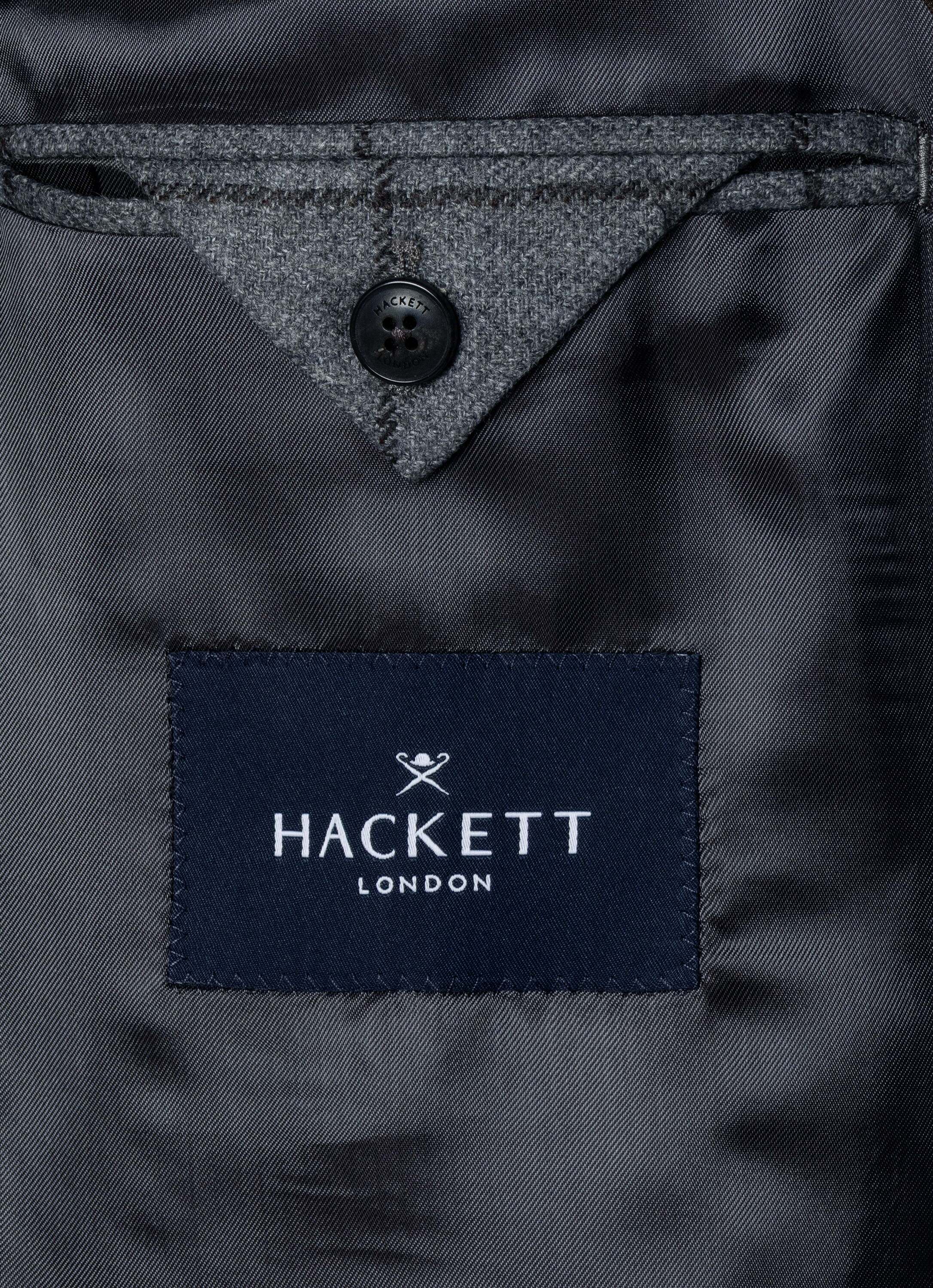 Americana de hombre de lana-cashmere con pechera desmontable - Hackett - Gris Gris-8