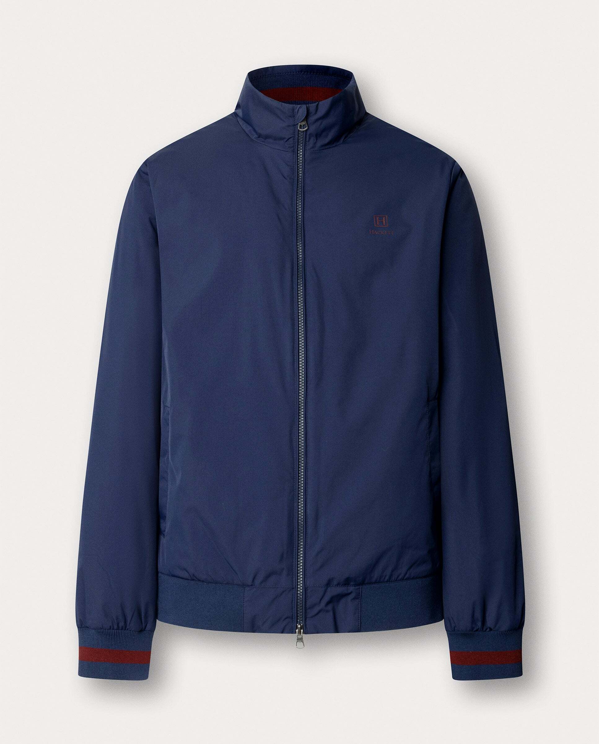 Chaqueta de hombre bomber con logo - Hackett - Azul marino Azul marino-7