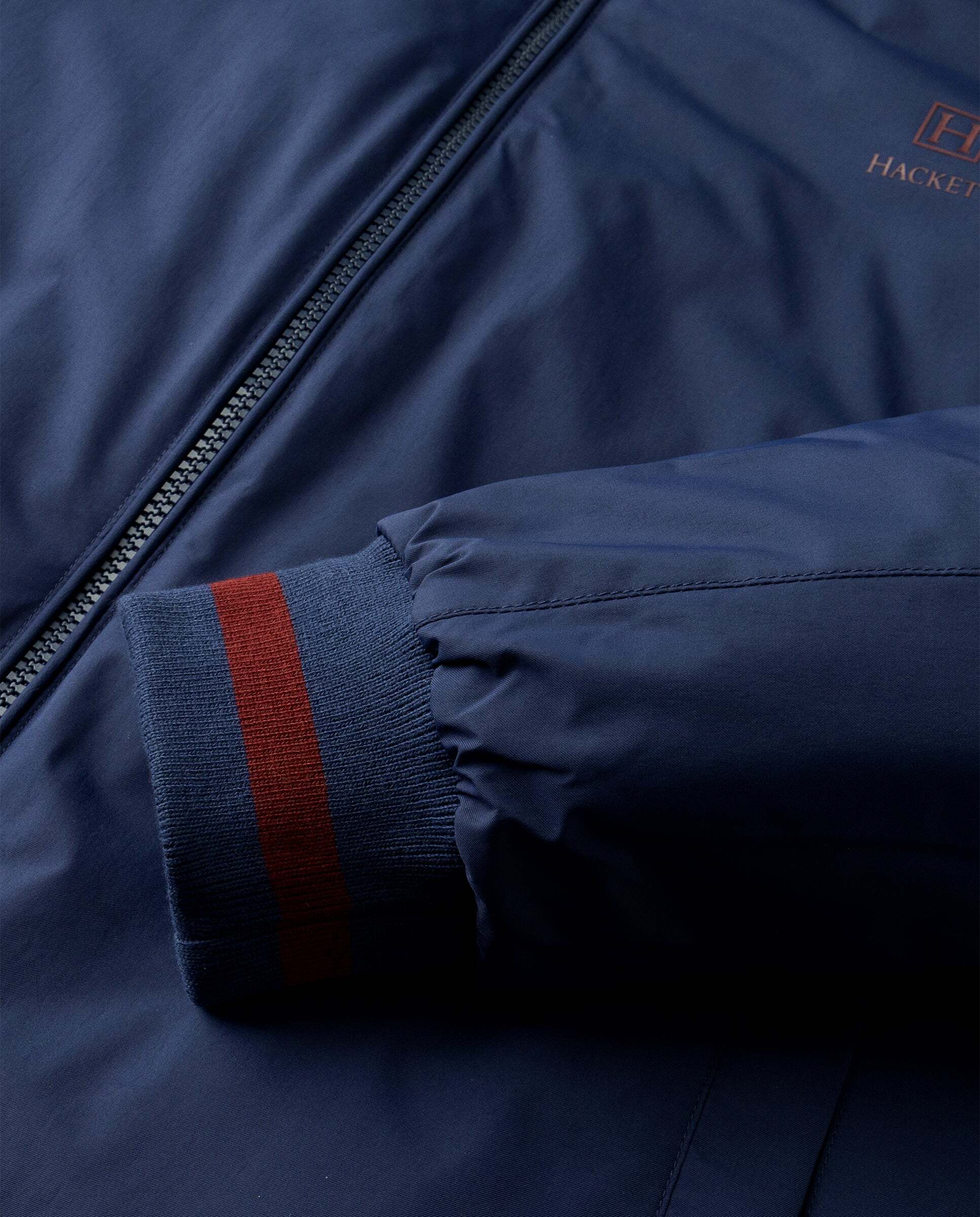 Chaqueta de hombre bomber con logo - Hackett - Azul marino Azul marino-10