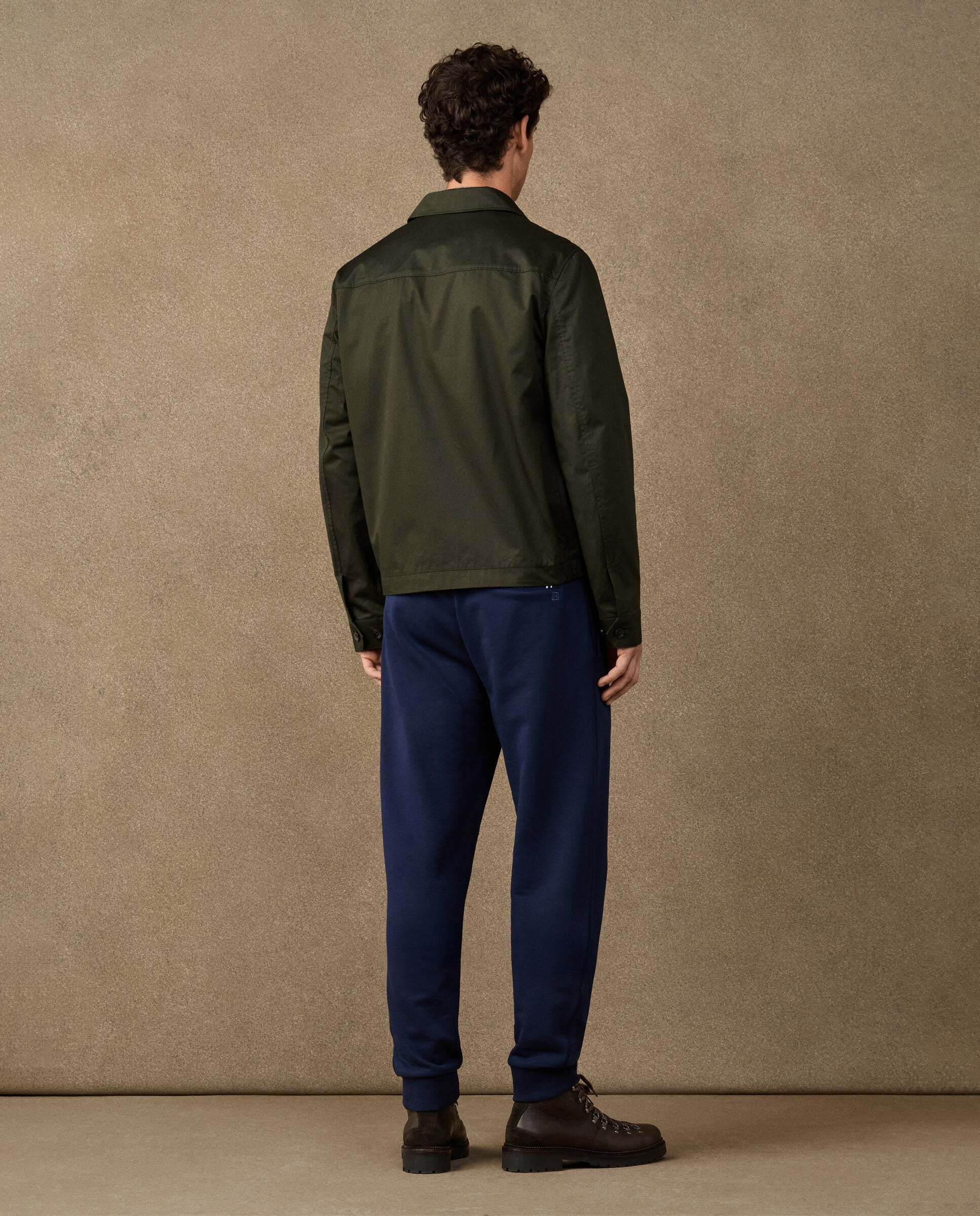 Chaqueta de hombre harrington de algodón - Hackett - Verde Verde-3