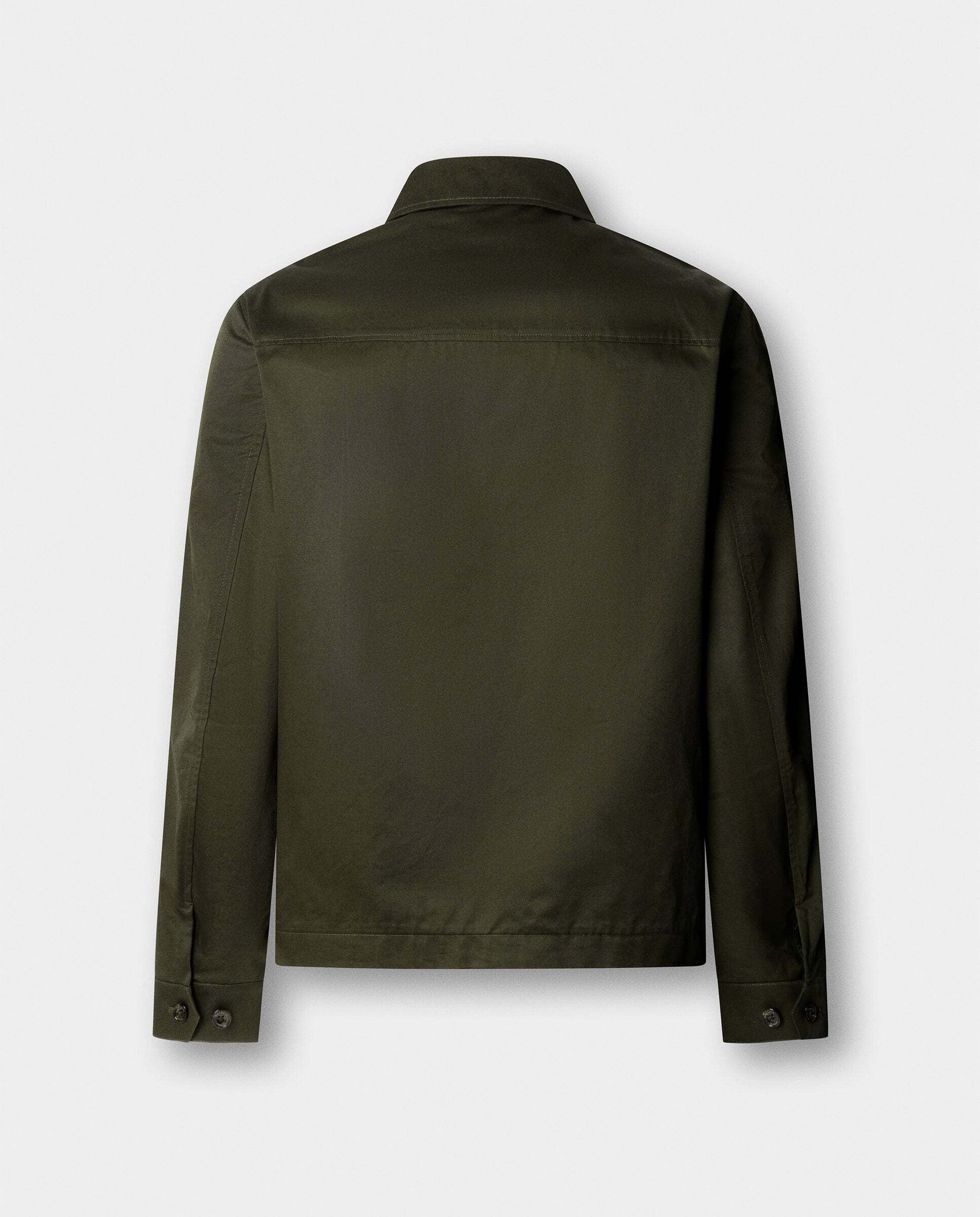 Chaqueta de hombre harrington de algodón - Hackett - Verde Verde-8