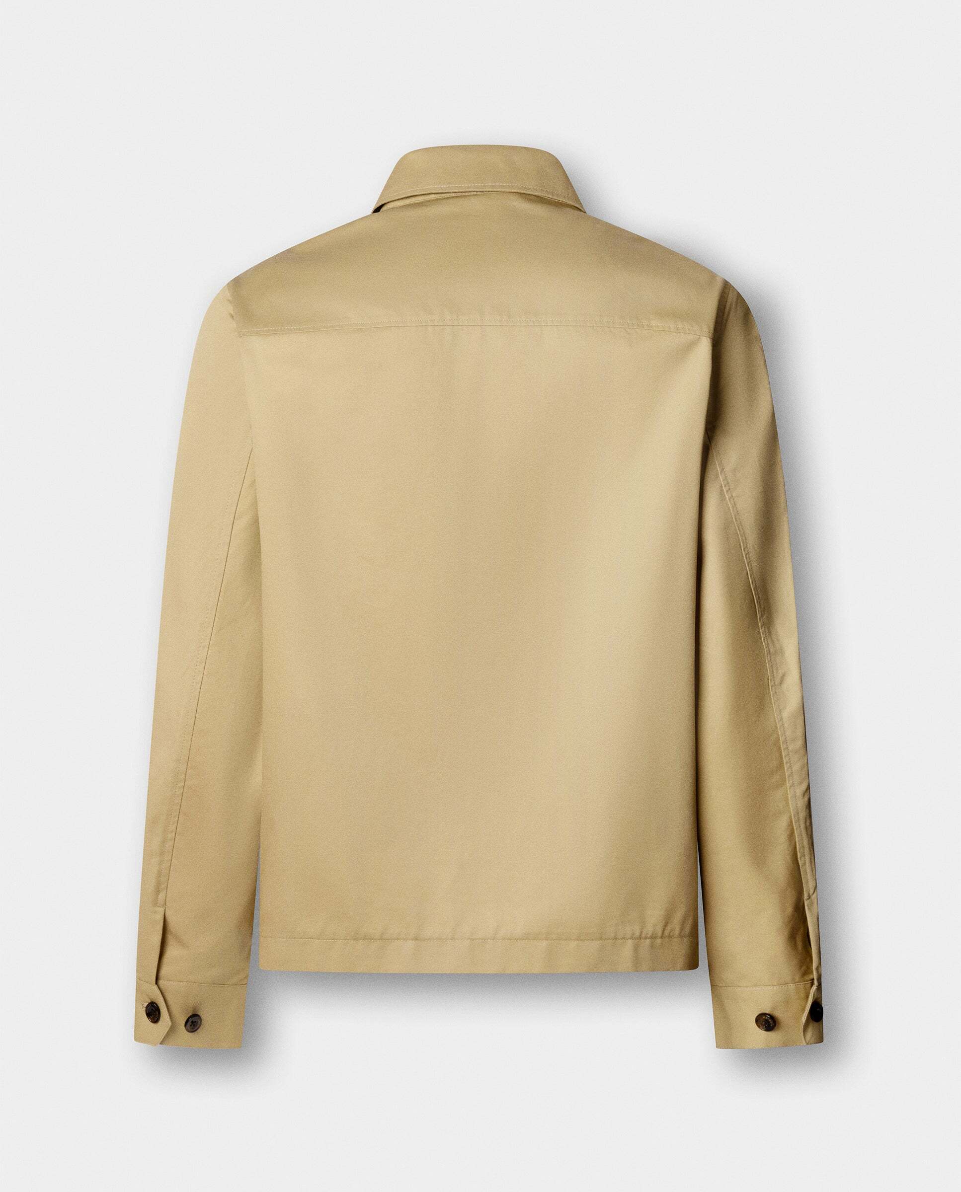 Chaqueta de hombre harrington de algodón - Hackett - Natural Natural-6