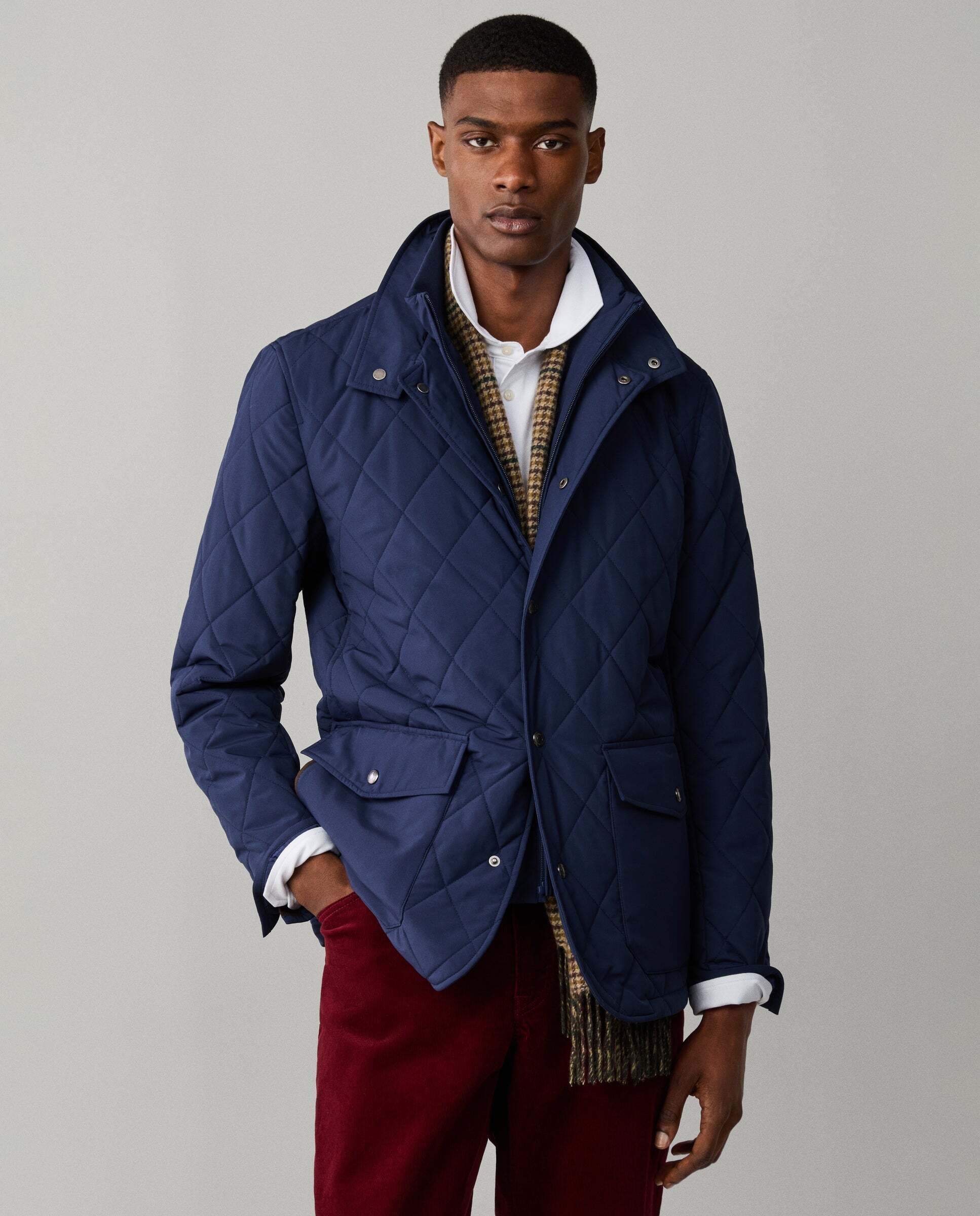 Chaqueta de hombre paddock - Hackett - Azul Azul-1