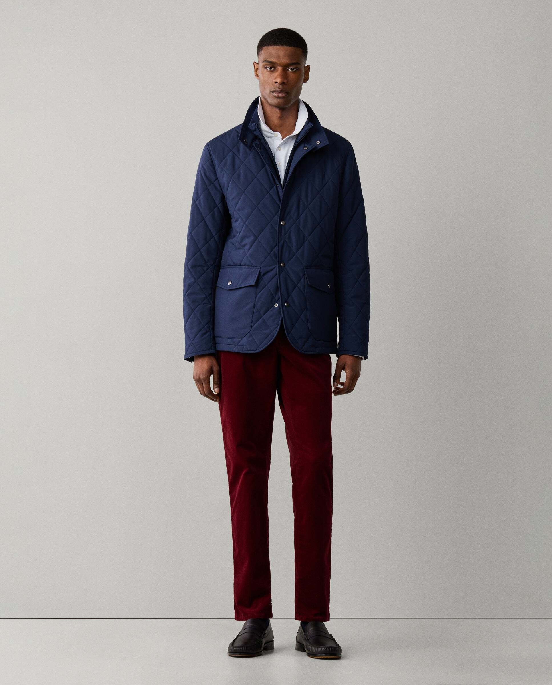 Chaqueta de hombre paddock - Hackett - Azul Azul-2