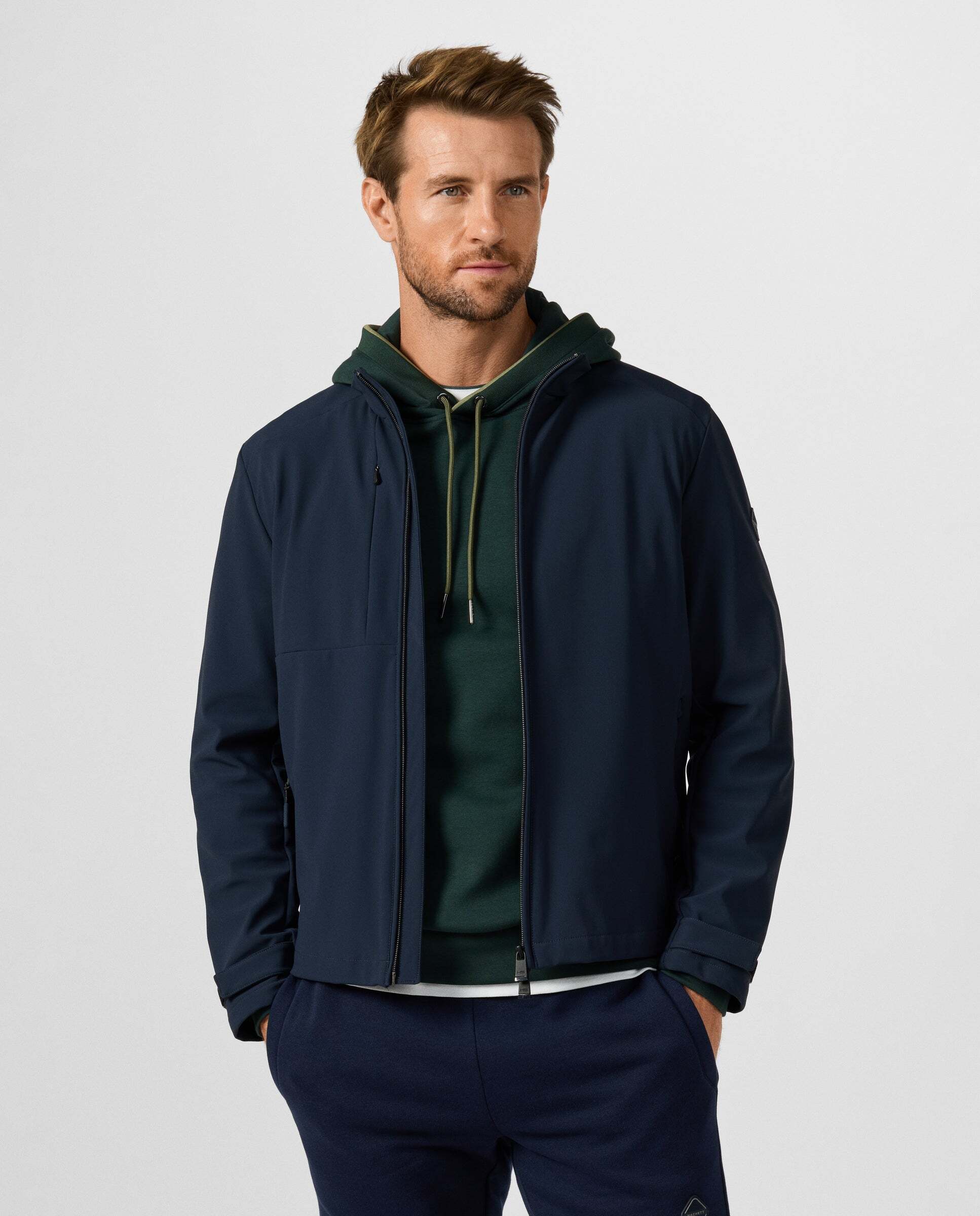 Imagen 0 de Chaqueta de hombre blouson softshell Azul marino