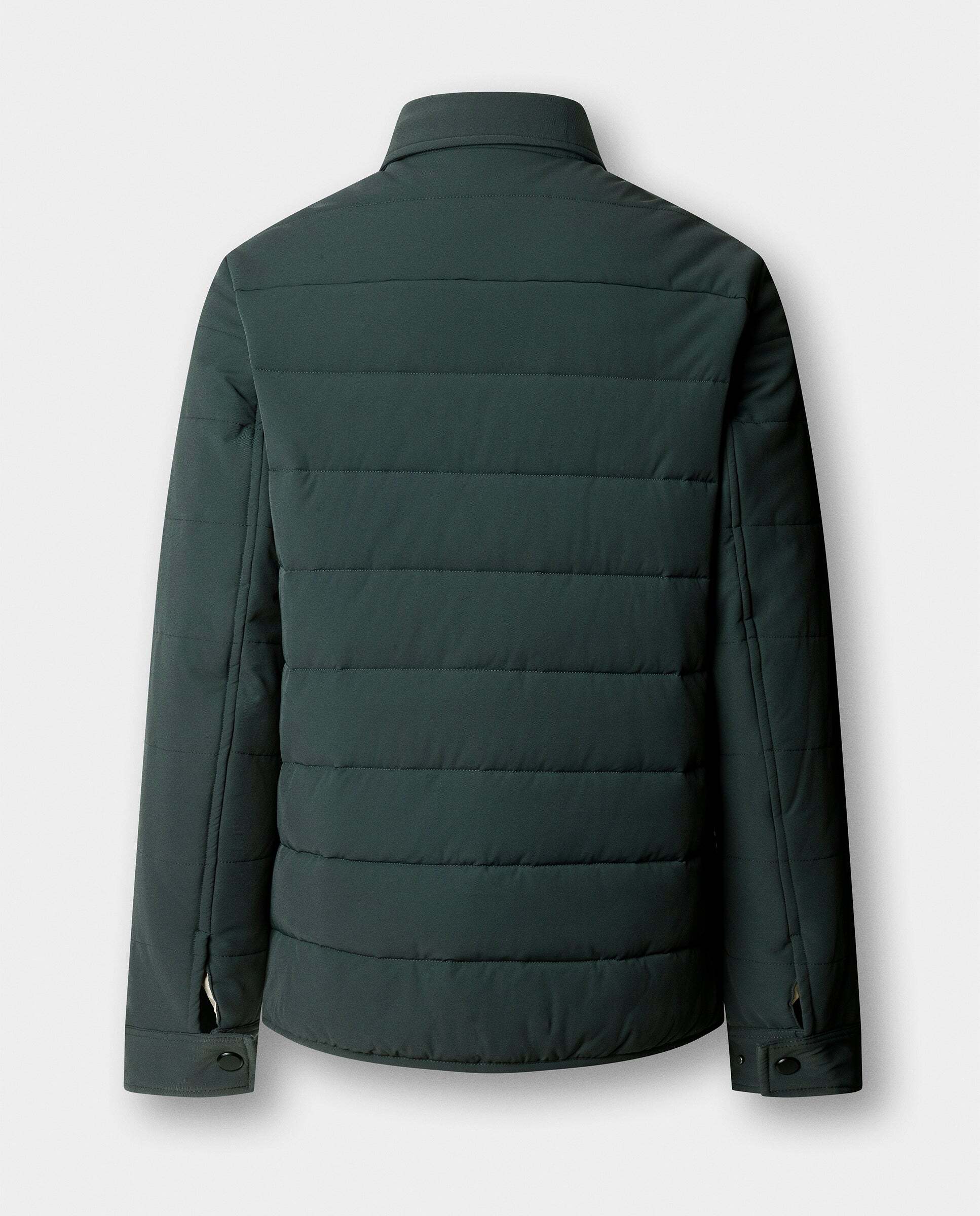 Chaqueta de hombre con camisa acolchada city - Hackett - Abeto Abeto-7