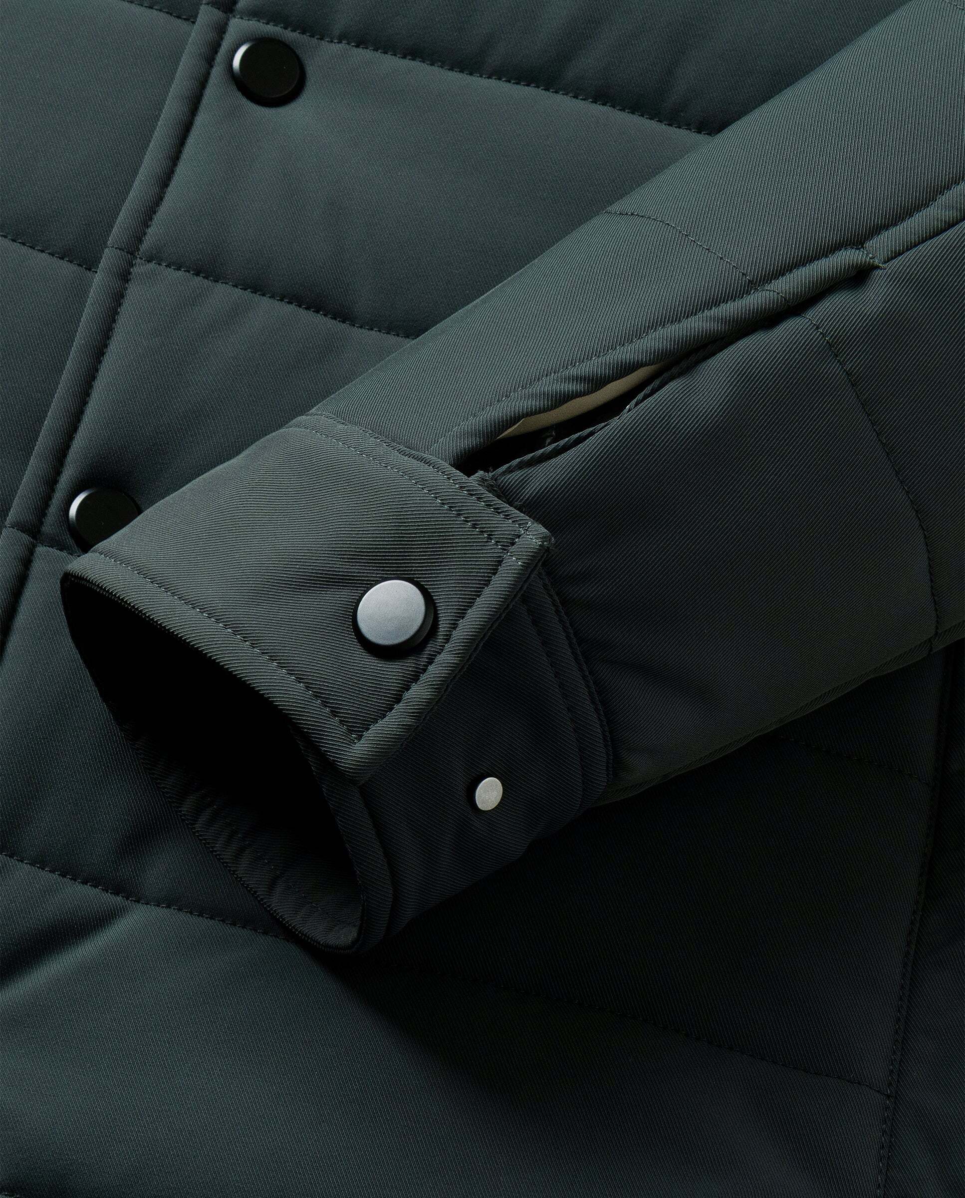 Chaqueta de hombre con camisa acolchada city - Hackett - Abeto Abeto-5