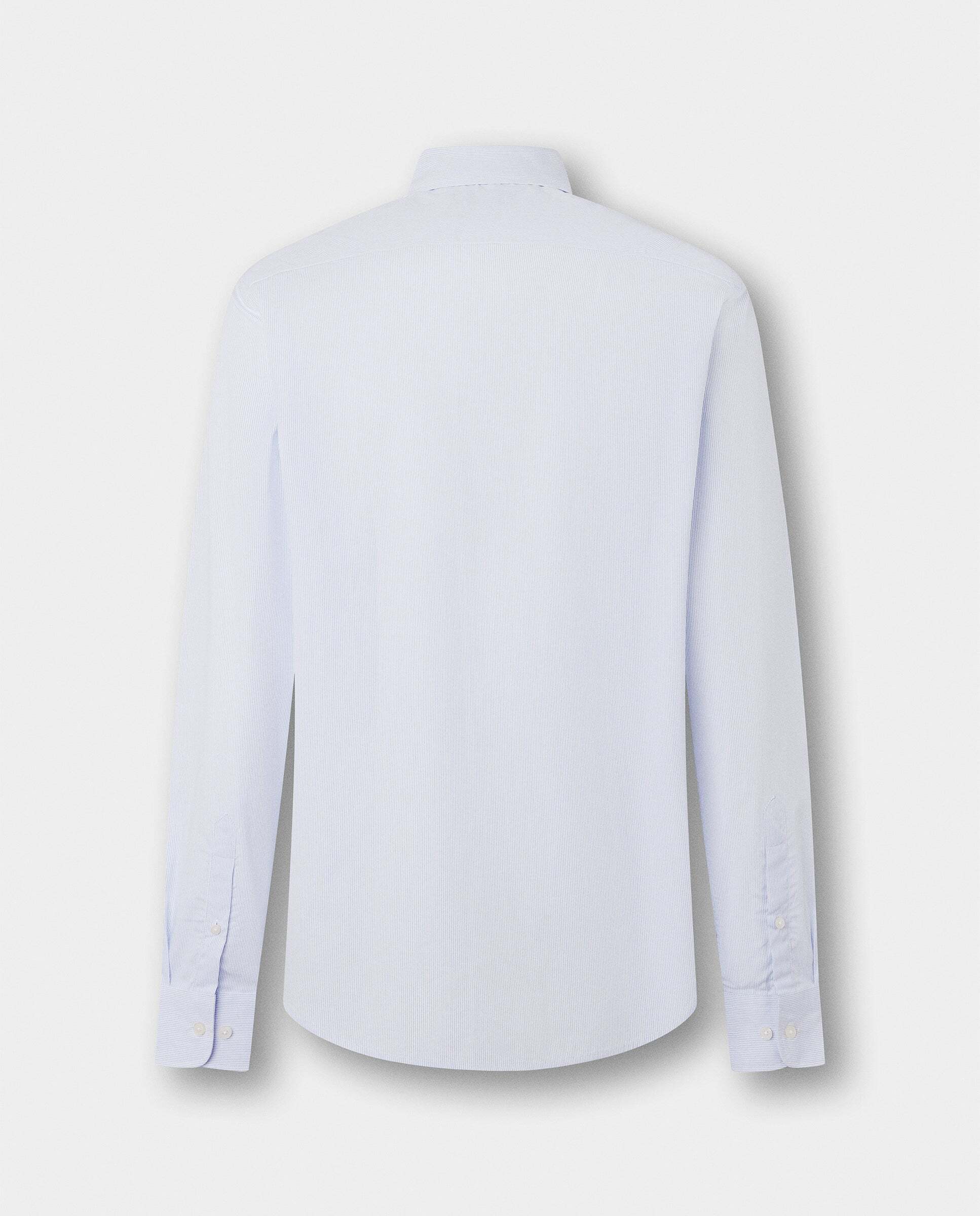 Camisa de hombre rayas finas city fit clásico - Hackett - Azul claro Azul claro-8